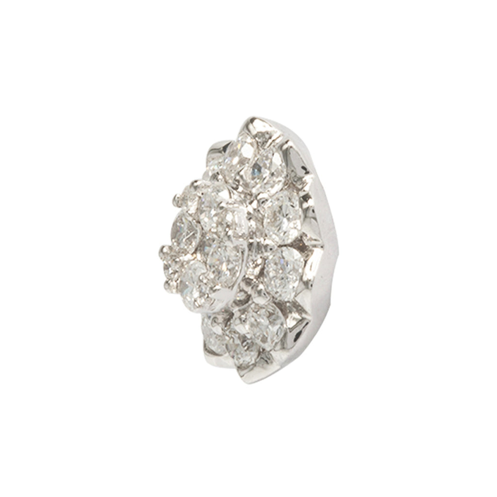 DIJE FLOR CON DIAMANTES