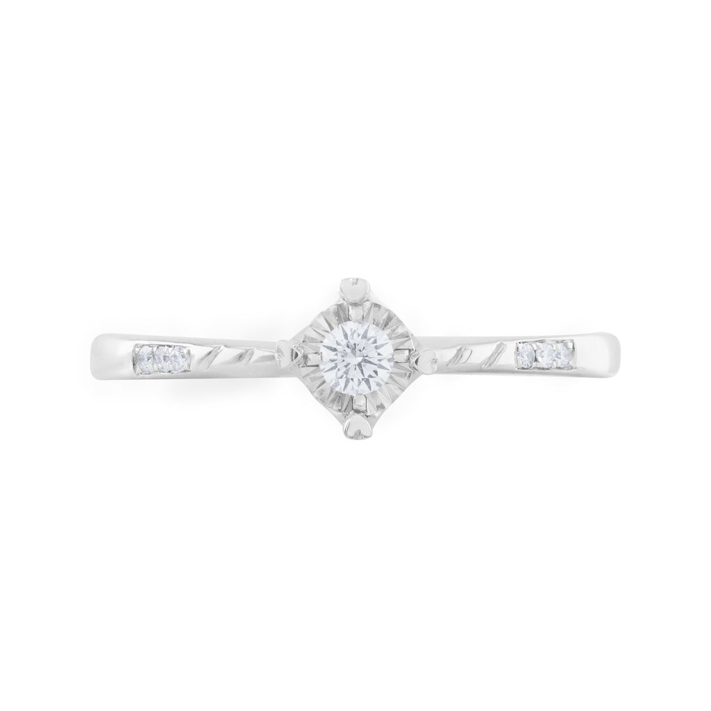 ANILLO DE COMPROMISO CON DIAMANTES