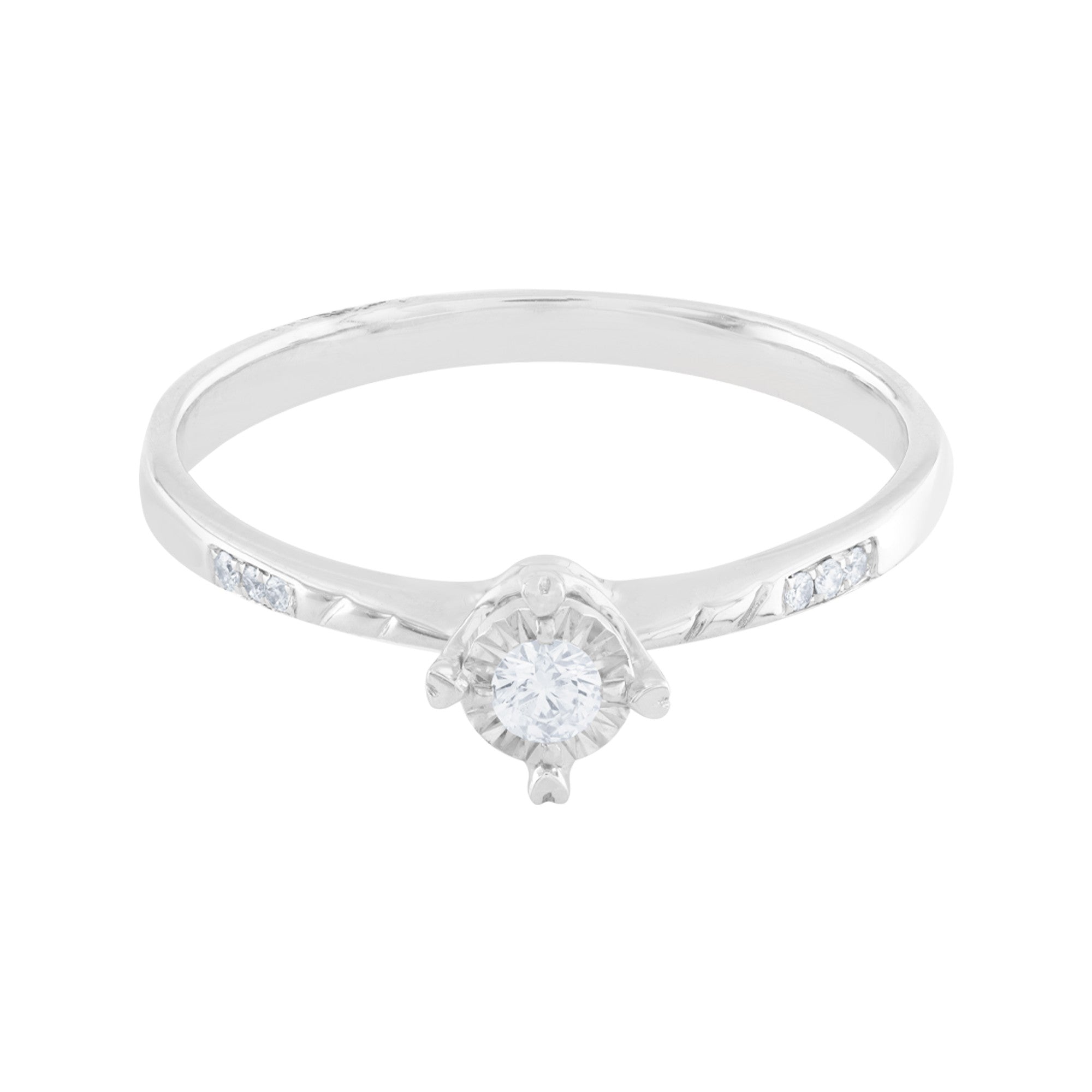 ANILLO DE COMPROMISO CON DIAMANTES