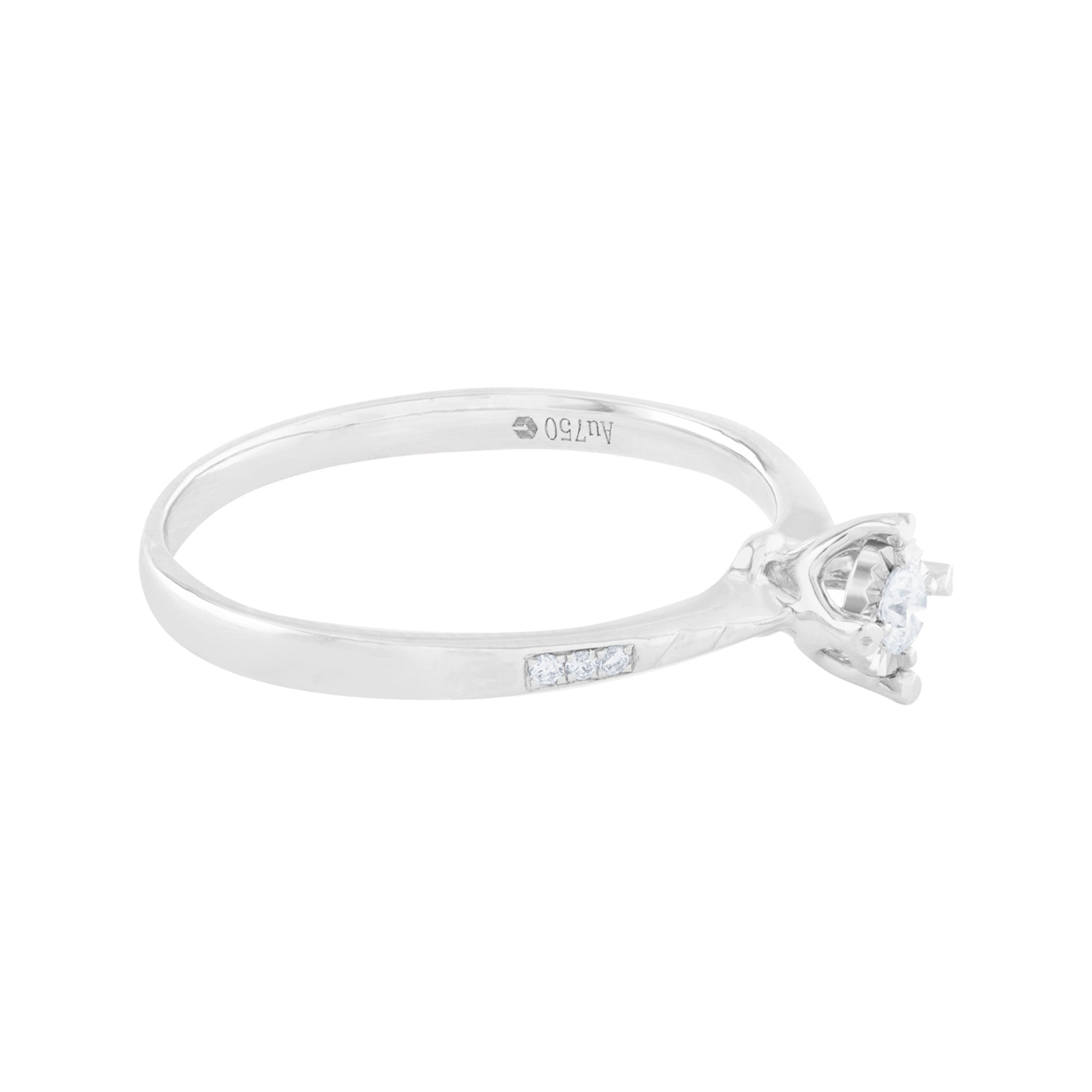 ANILLO DE COMPROMISO CON DIAMANTES