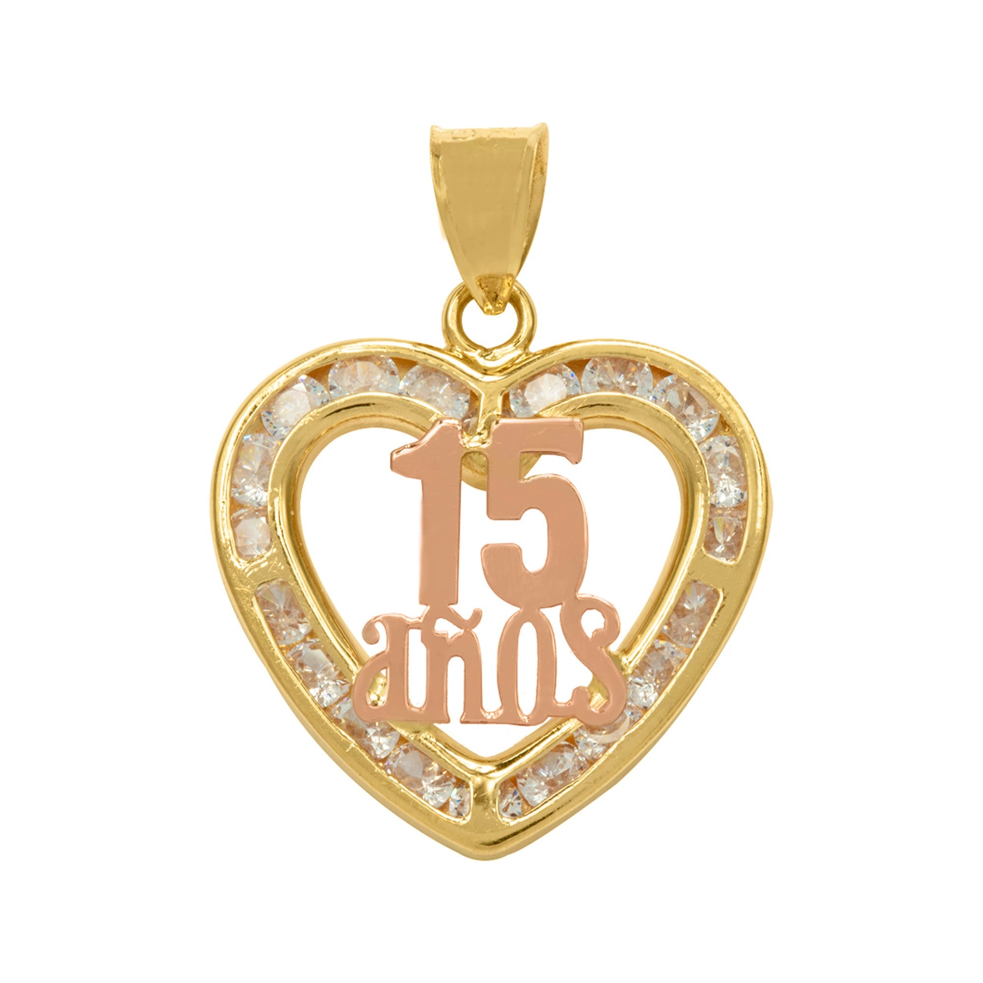 DIJE CORAZÓN 15 AÑOS