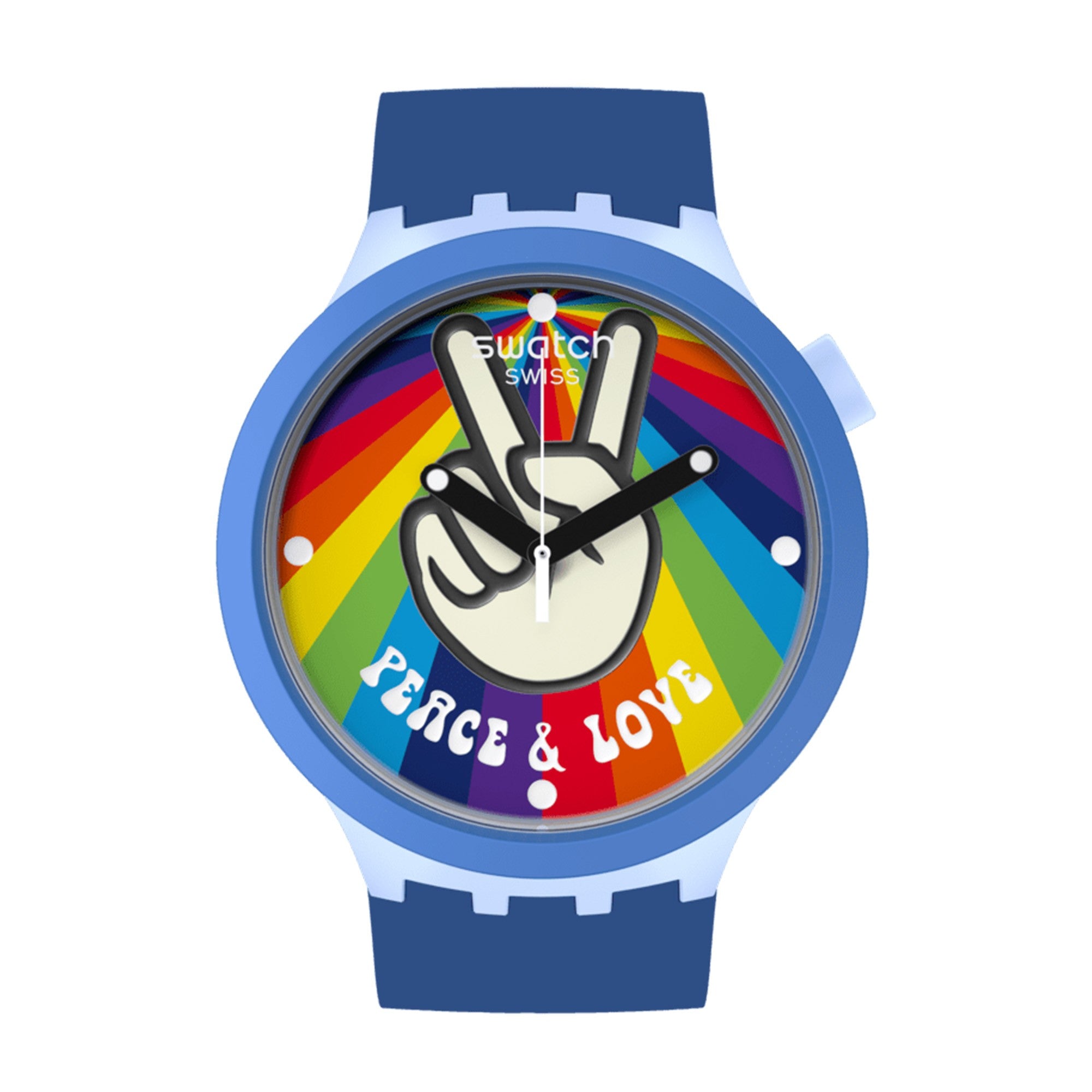Reloj Swatch Peace Hand Love SB03N105 Unisex