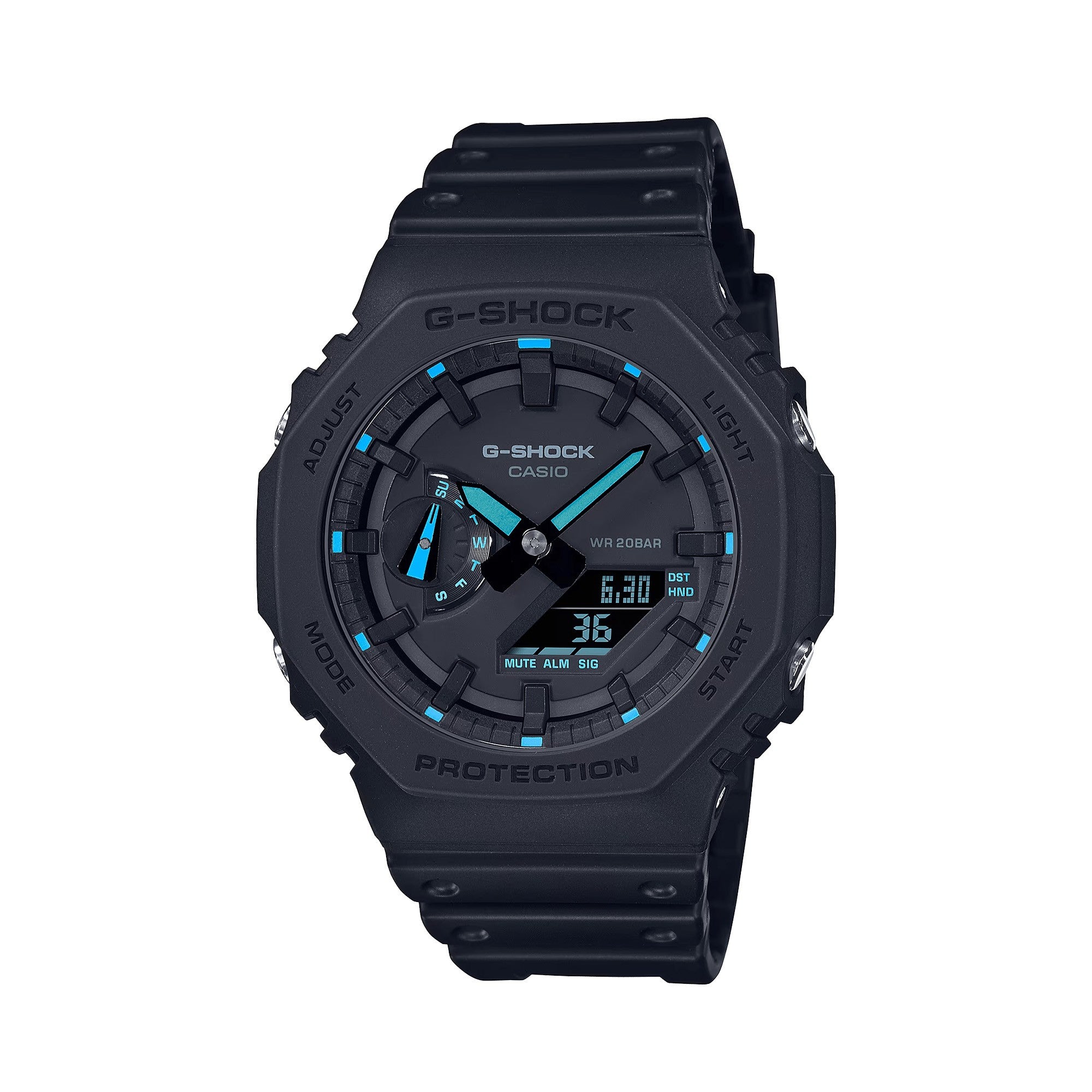 Reloj Casio G-Shock Neón Accent GA21001A2DR Caballero
