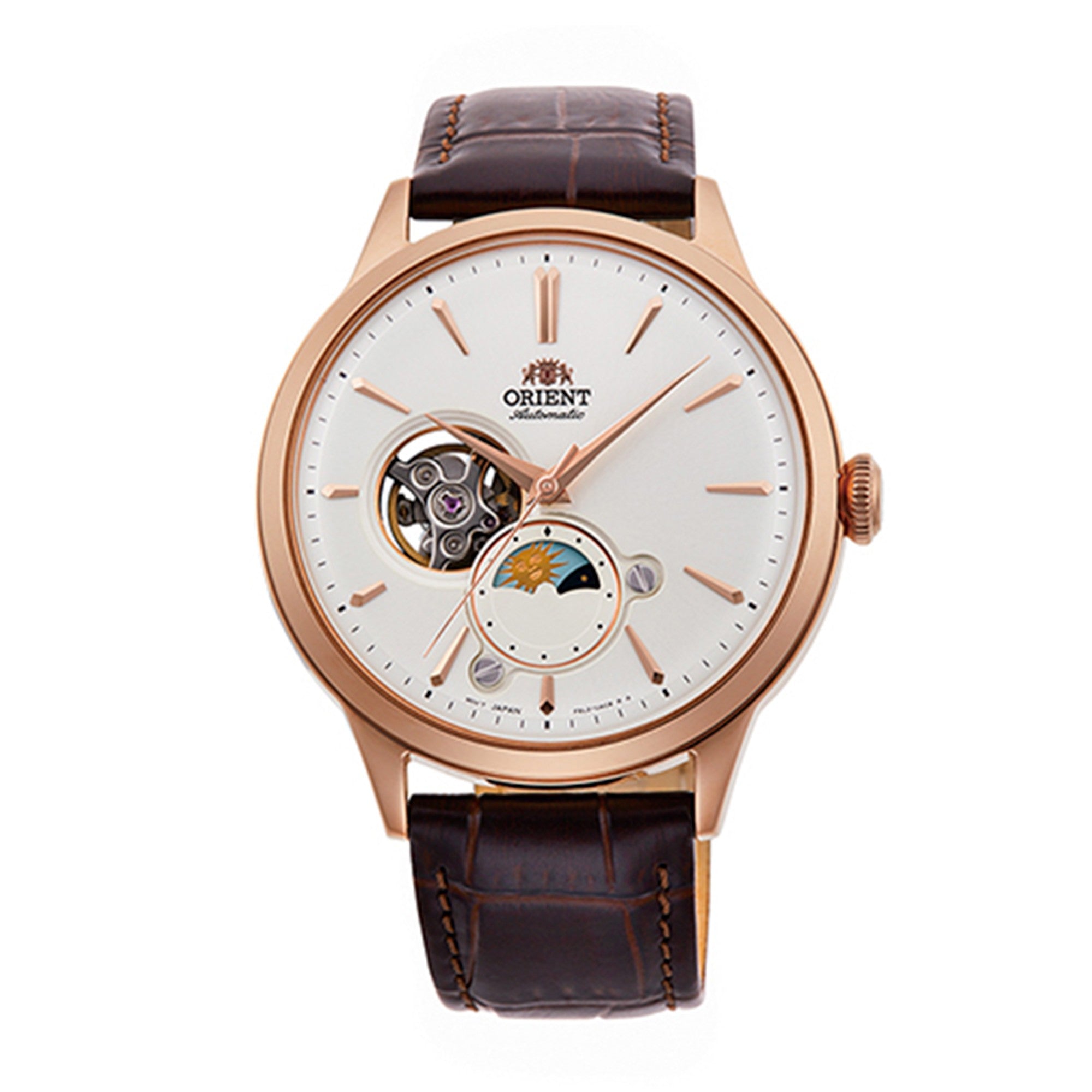 Reloj Orient Sun and Moon Open Heart RAAS0102S Caballero
