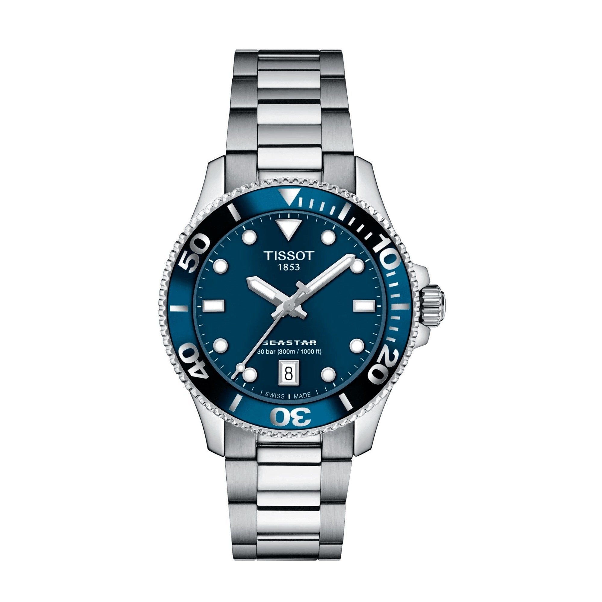 Reloj Tissot Seastar 1000 T1202101104100 Dama