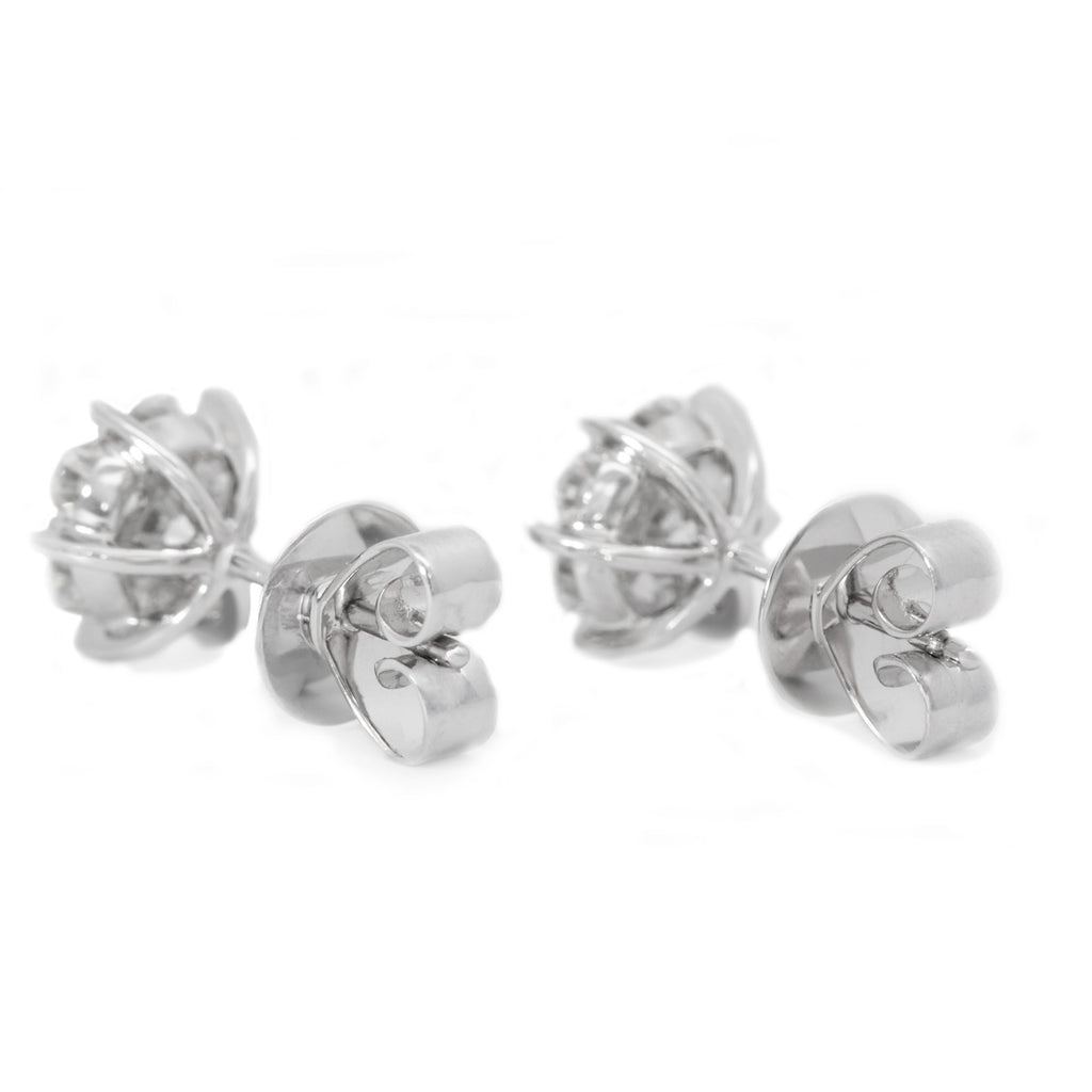 ARETES FLOR DIAMANTES