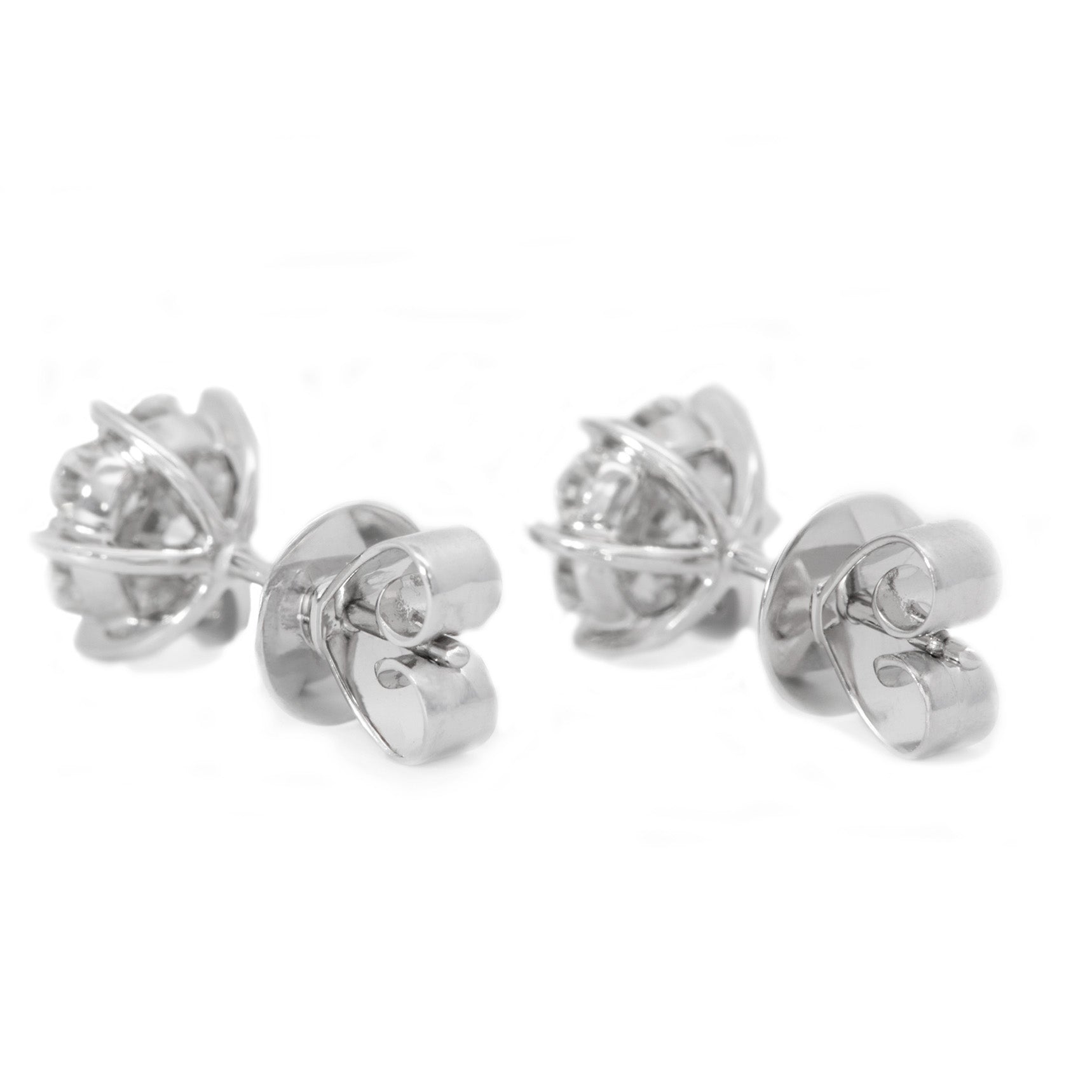 ARETES FLOR DIAMANTES