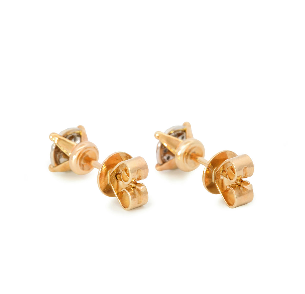 ARETES FLOR DIAMANTES