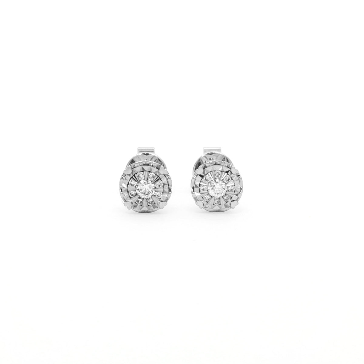 ARETES FLOR DE DIAMANTES