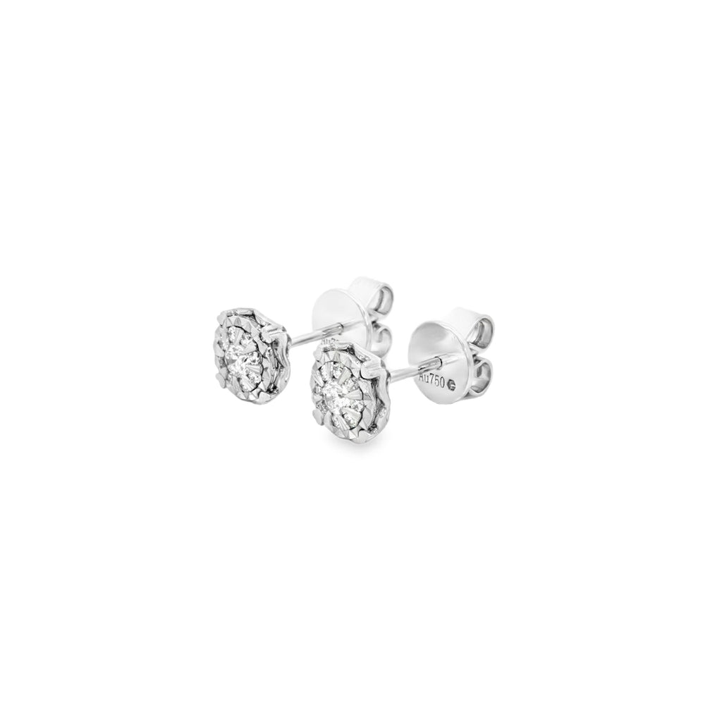 ARETES FLOR DE DIAMANTES