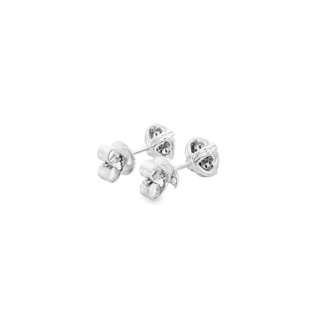 ARETES FLOR DE DIAMANTES