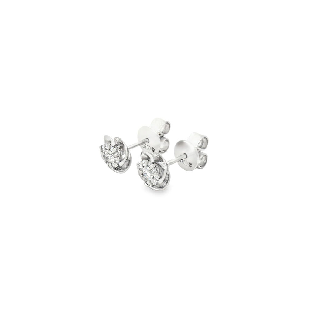 ARETES FLOR DE DIAMANTES