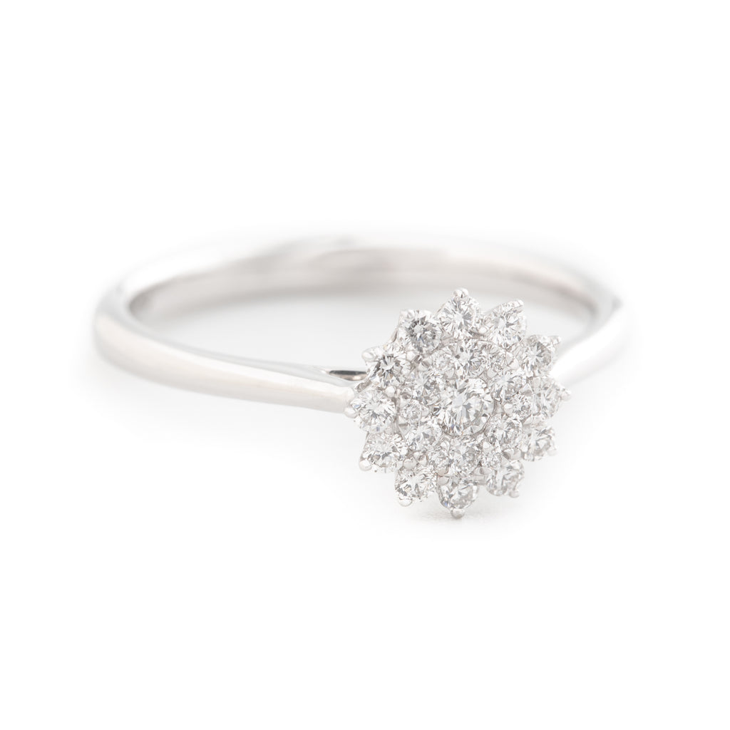 ANILLO FLOR CON DIAMANTES