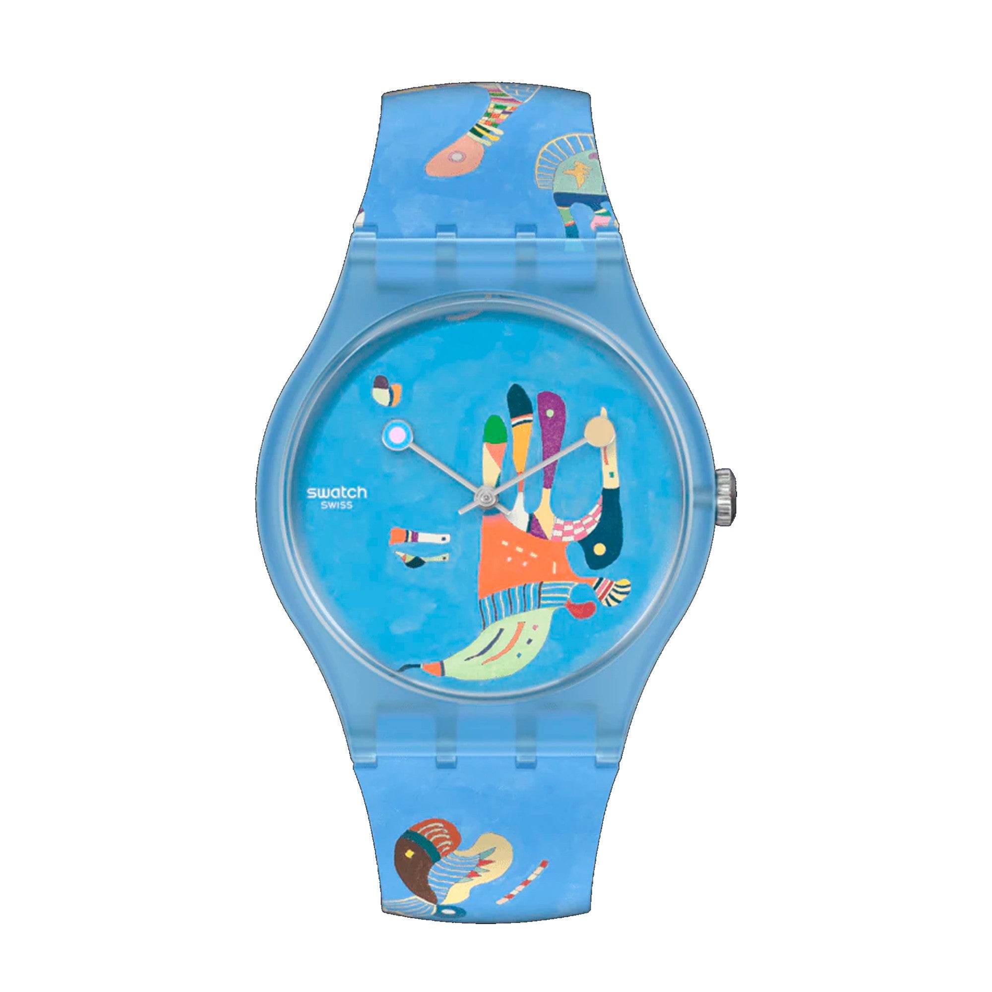 Reloj Swatch Blue Sky, By Vassily Kandinsky SUOZ342 Unisex