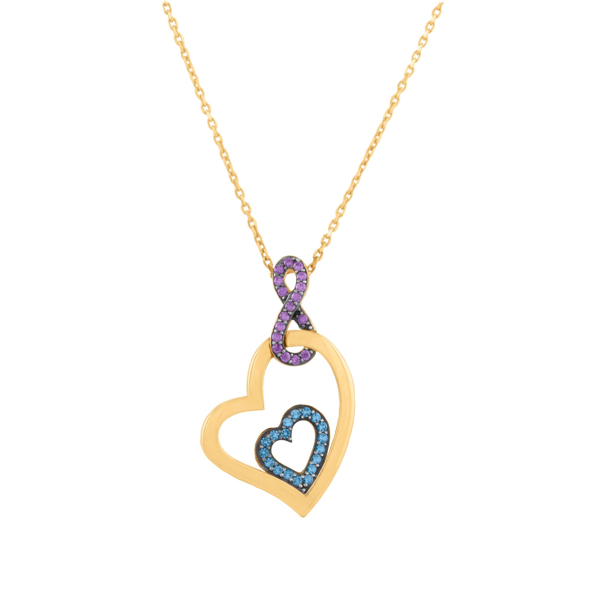 GARGANTILLA CORAZÓN DE COLORES