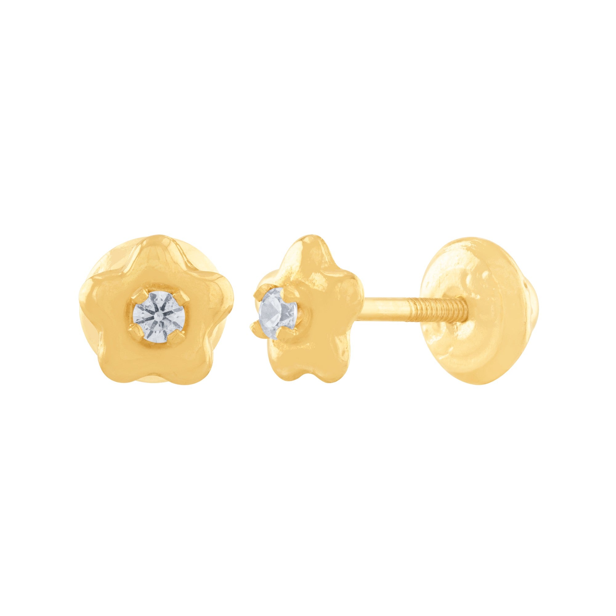 ARETES ESTRELLA CON ZIRCÓN