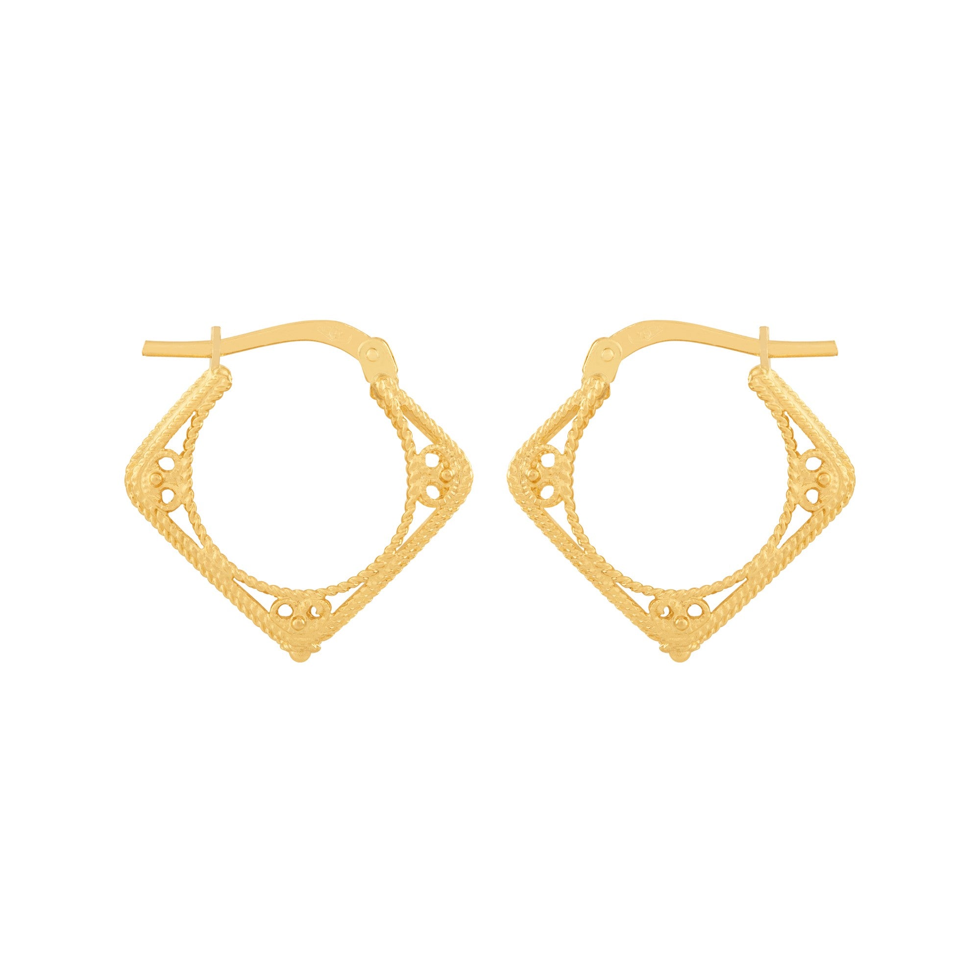 ARETES ROMBOS FILIGRANA