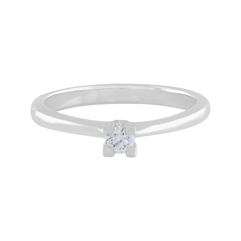 ANILLO DE COMPROMISO CON DIAMANTE