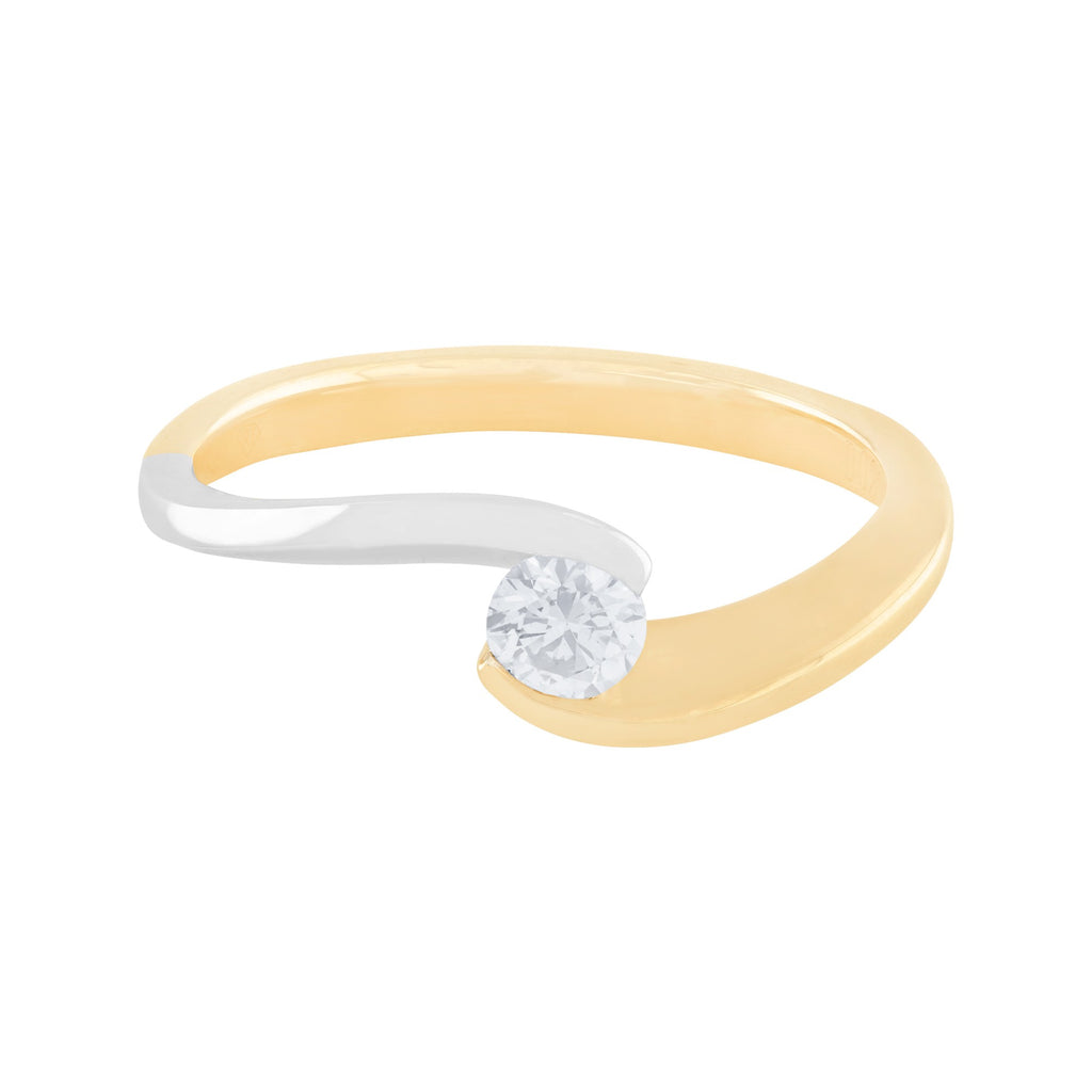 ANILLO DE COMPROMISO CON DIAMANTE