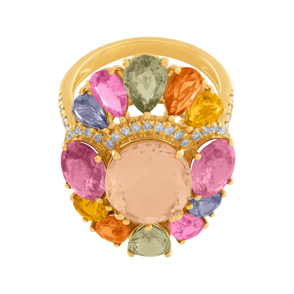 ANILLO FLOR DE COLORES
