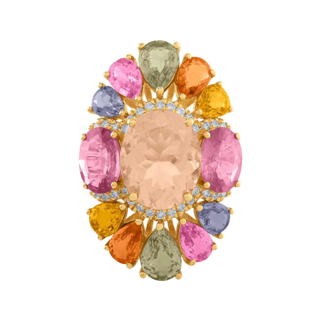ANILLO FLOR DE COLORES