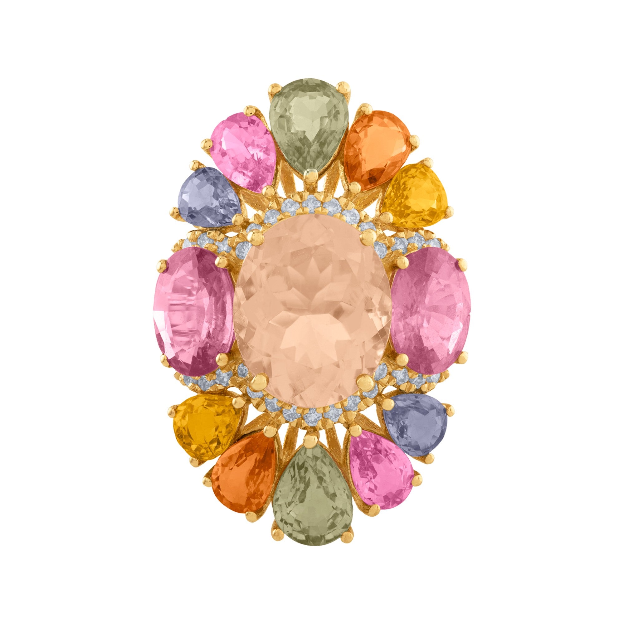 ANILLO FLOR DE COLORES