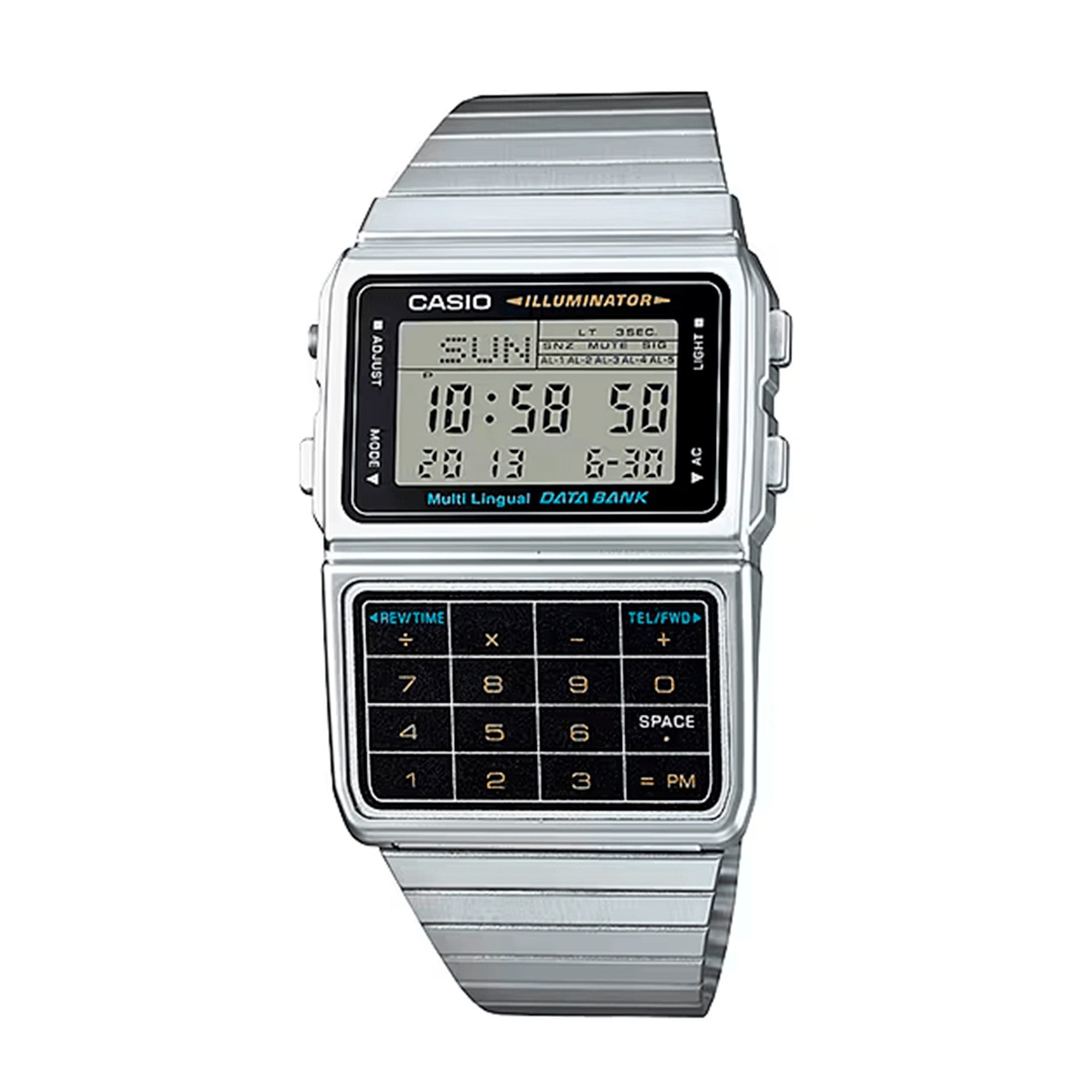 Reloj Casio Digital Data Bank DBC6111DF Caballero