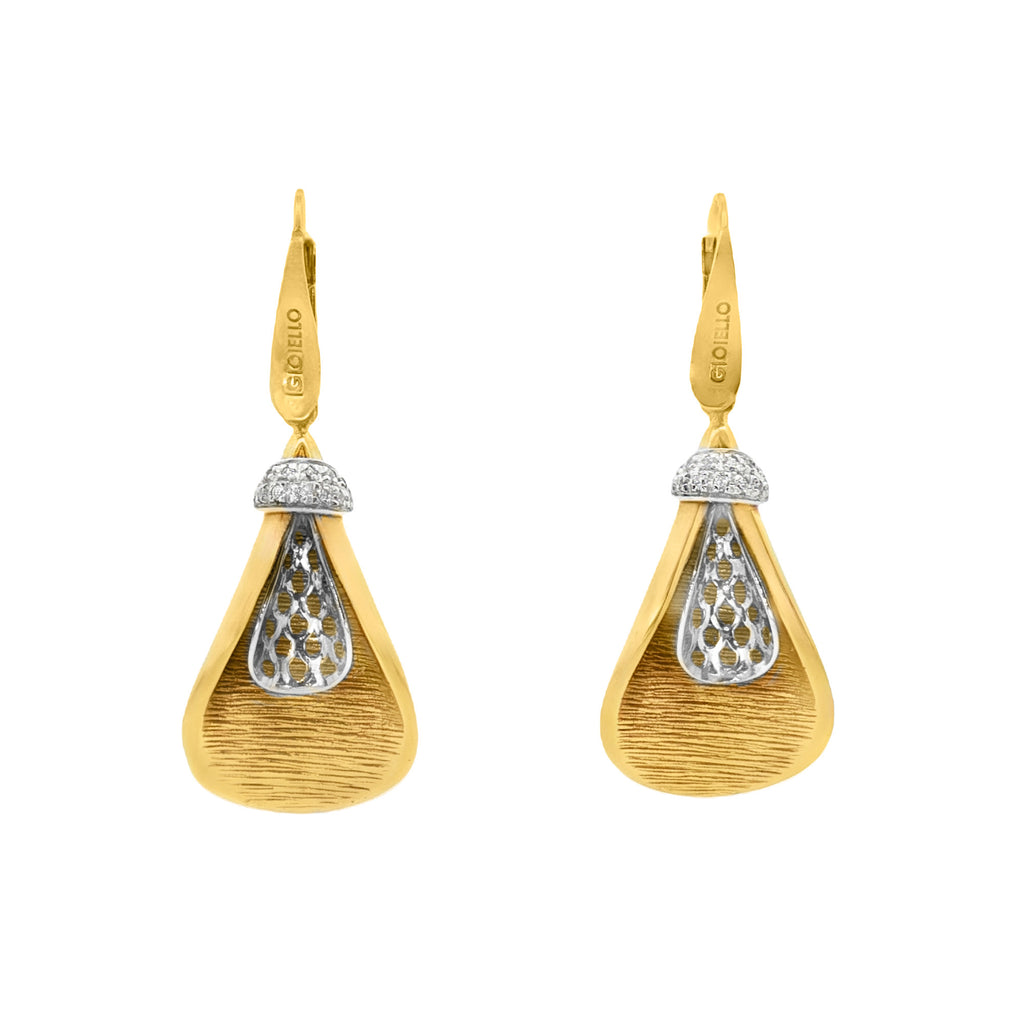 ARETES CARTUCHO CON ZIRCONES
