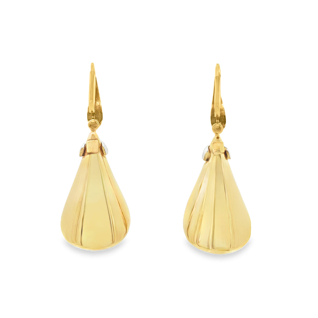 ARETES CARTUCHO CON ZIRCONES