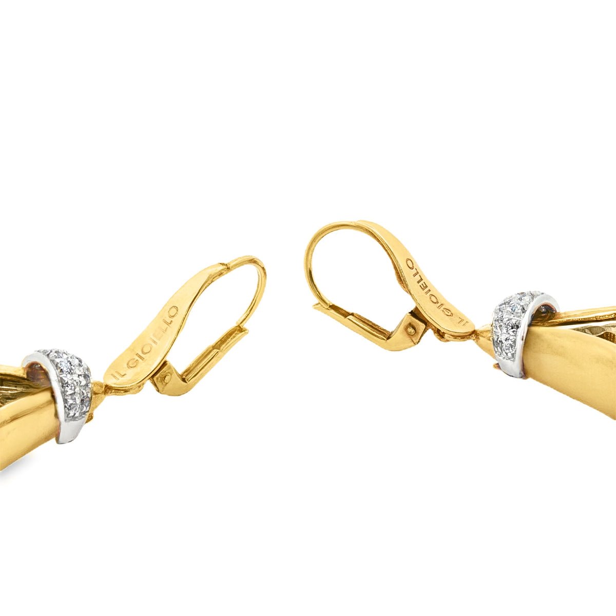 ARETES CARTUCHO CON ZIRCONES
