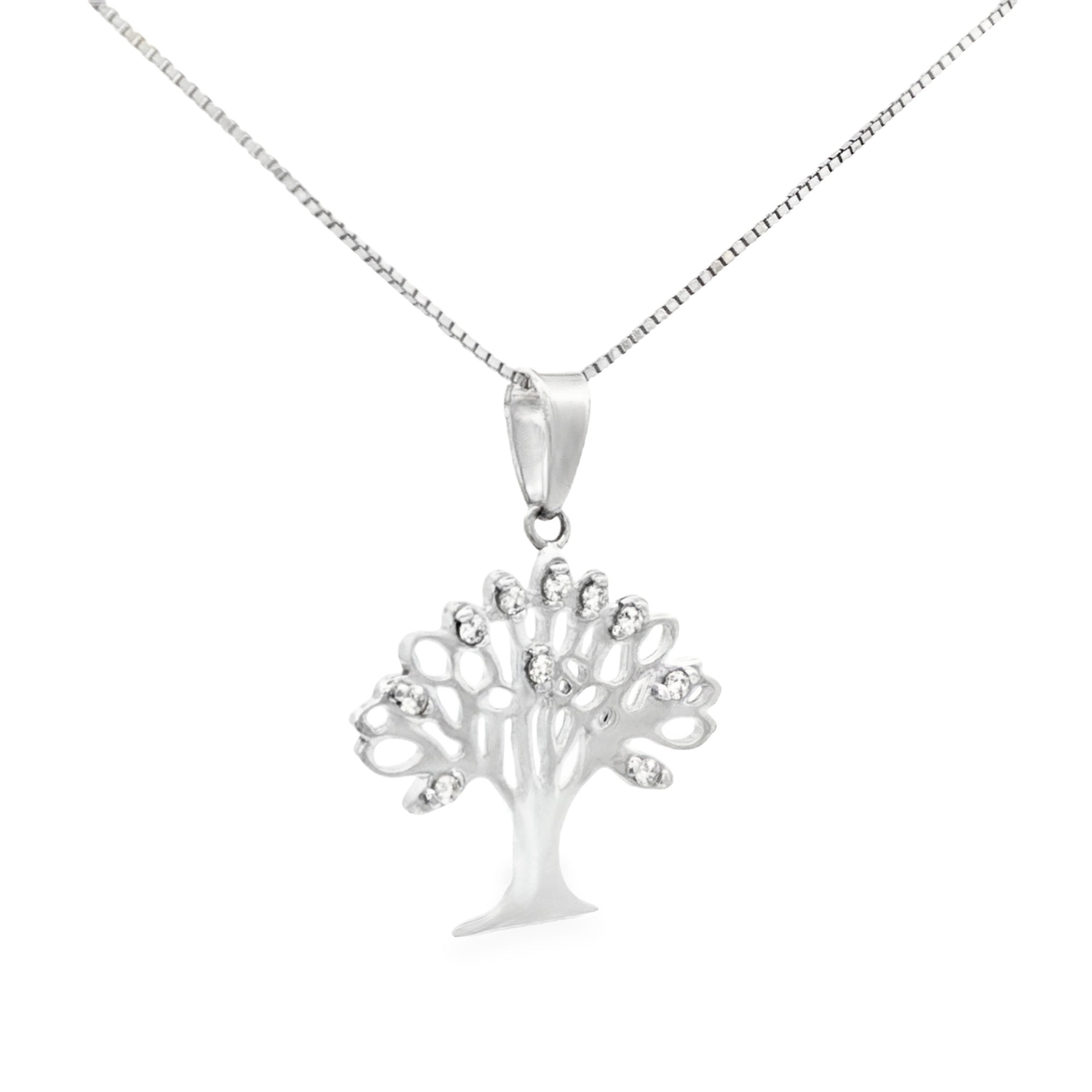DIJE ÁRBOL DE LA VIDA CON ZIRCONES