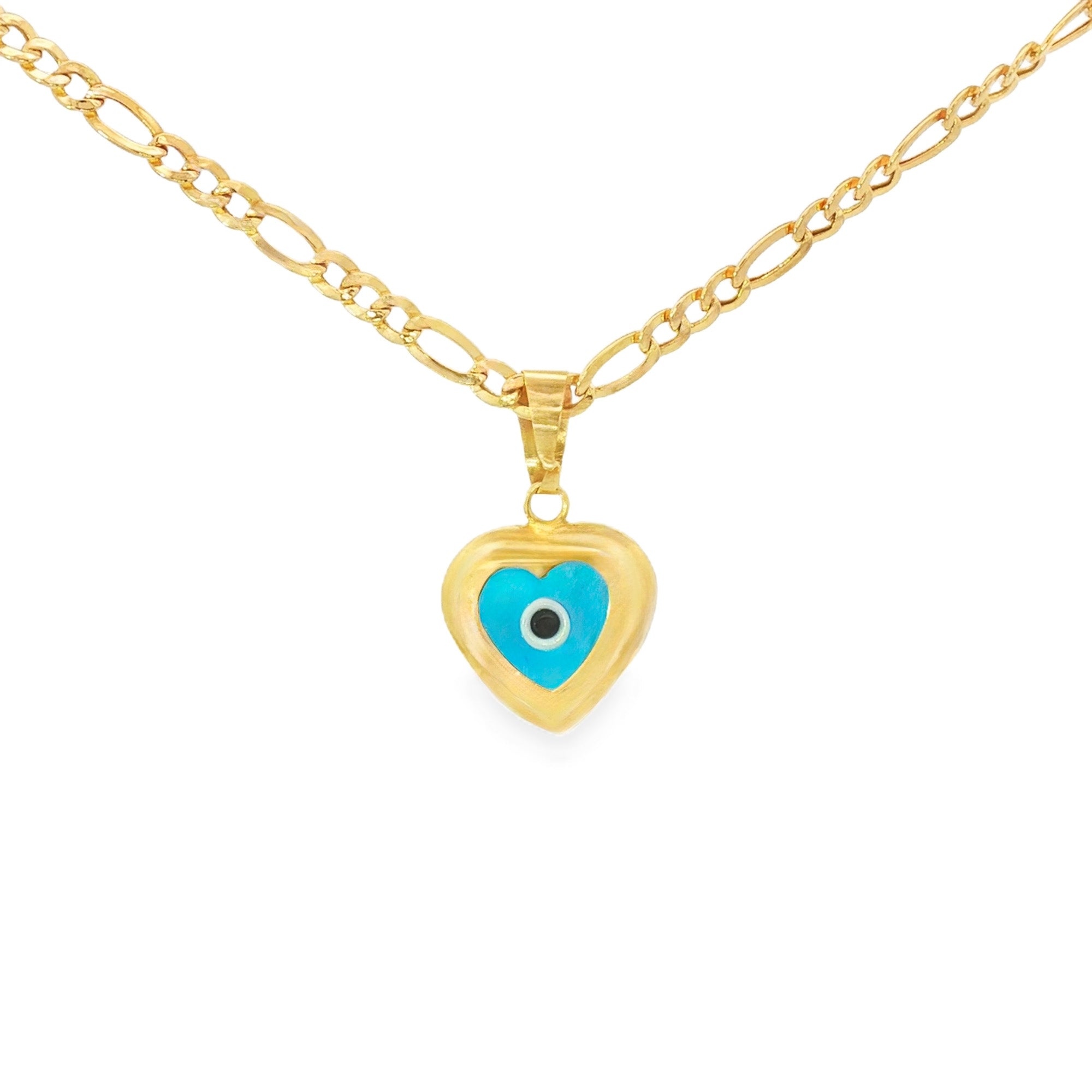 DIJE OJO PROTECTOR CORAZÓN AZUL
