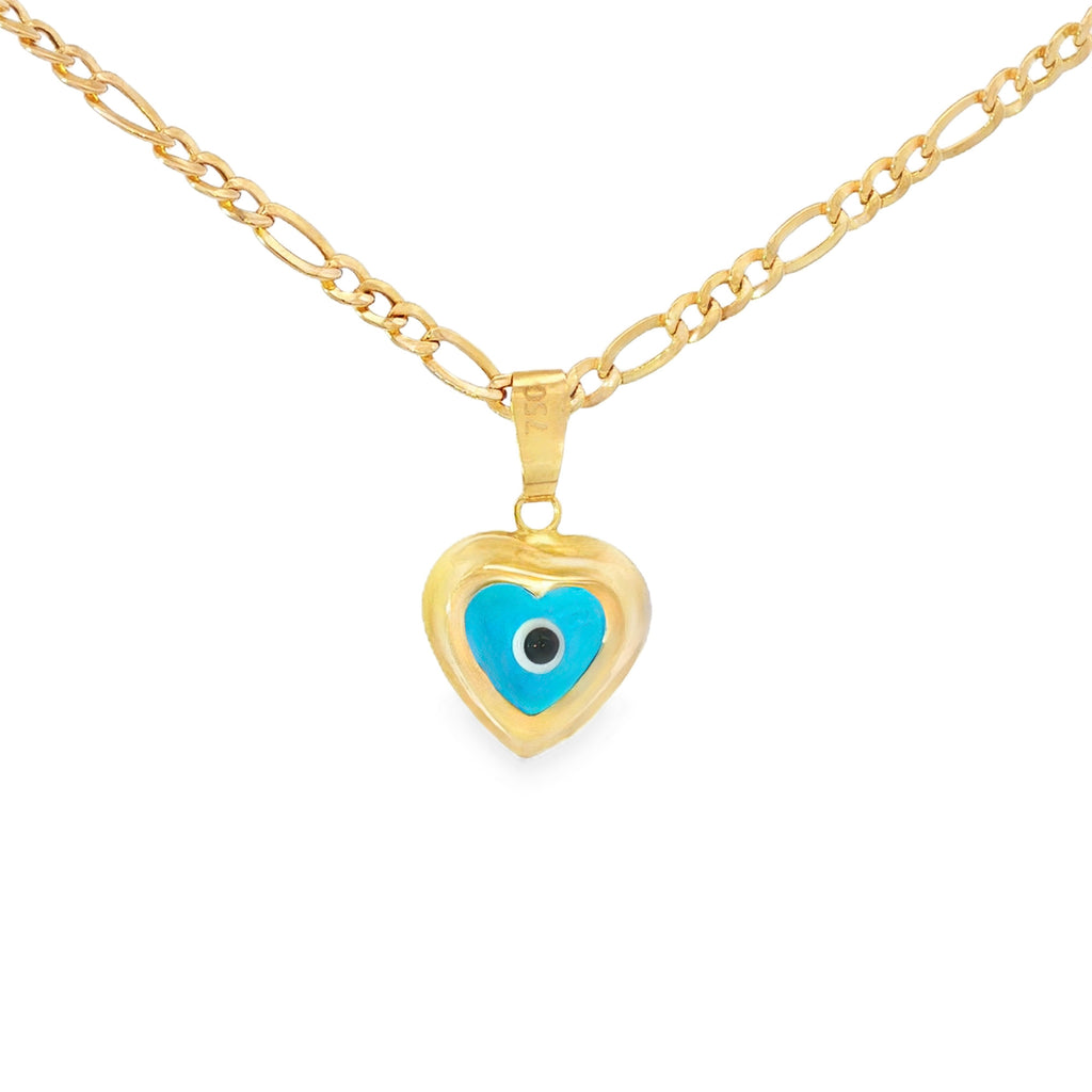 DIJE OJO PROTECTOR CORAZÓN AZUL