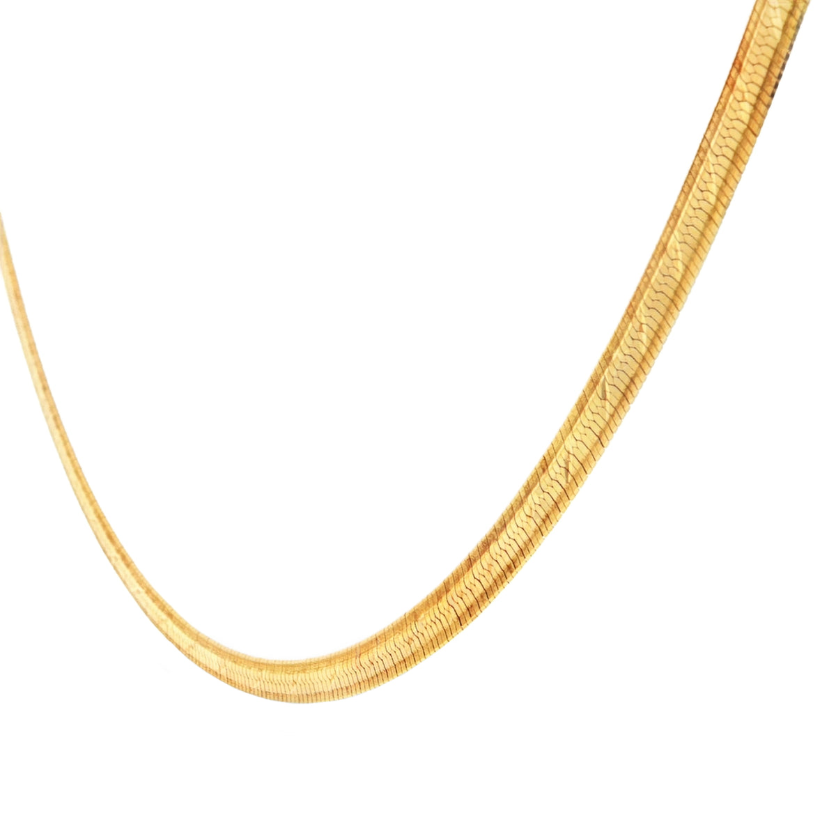 CADENA PLANA GRABADA 45 CM