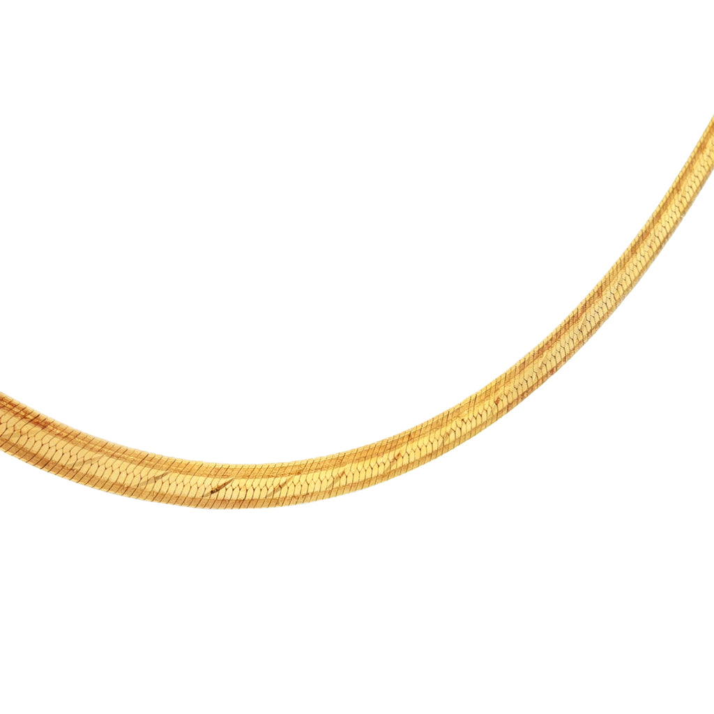CADENA PLANA GRABADA 45 CM