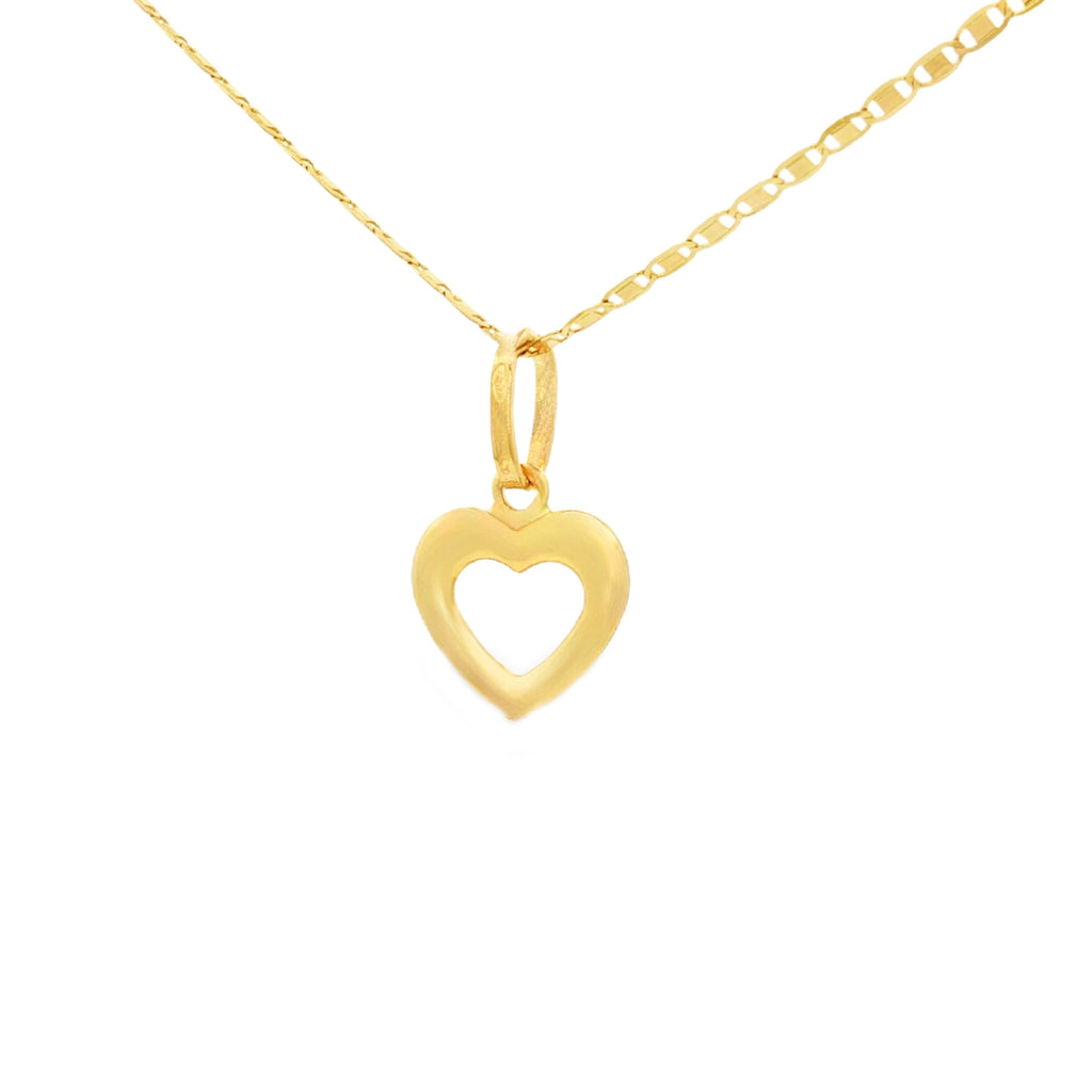 DIJE CORAZÓN SILUETA