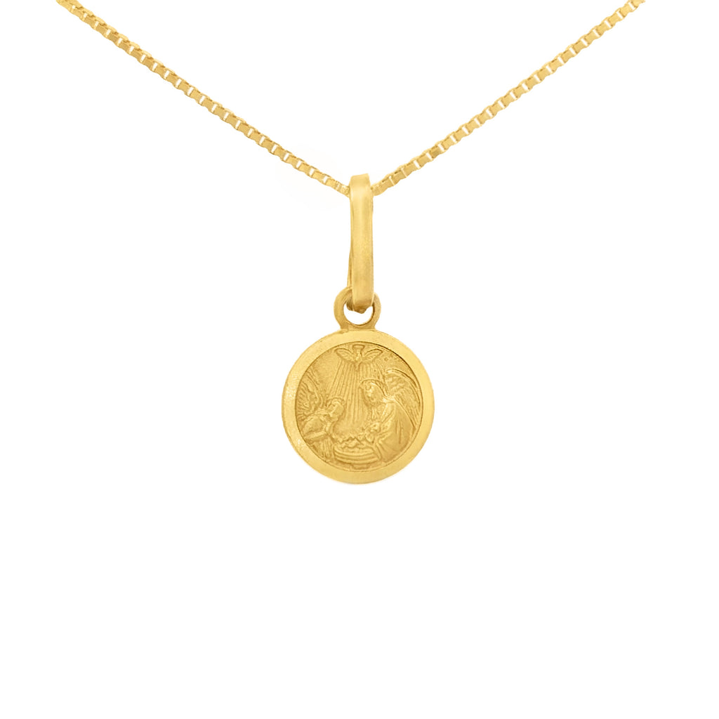 MEDALLA DE BAUTIZO MACIZA