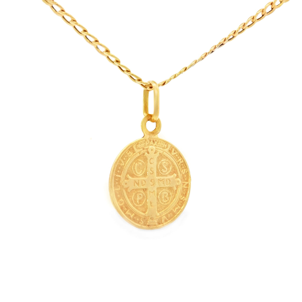 DIJE MEDALLA SAN BENITO 1.4 CM