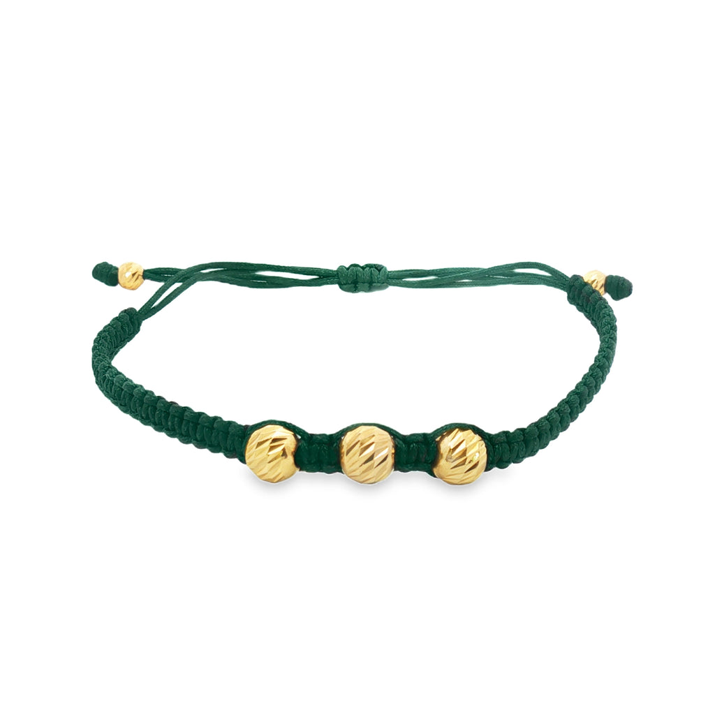 PULSERA DE HILO BOLA ESTRIADA