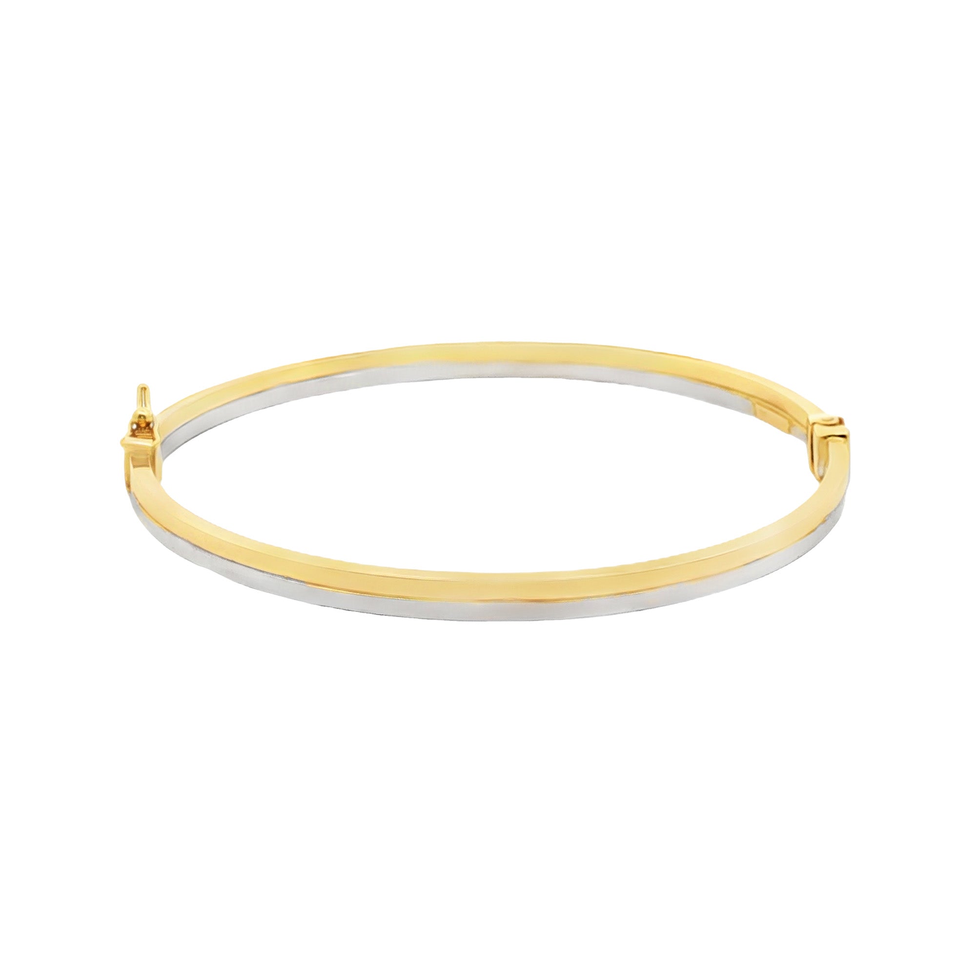 PULSERA ARO OVAL PLANO DOS FILAS