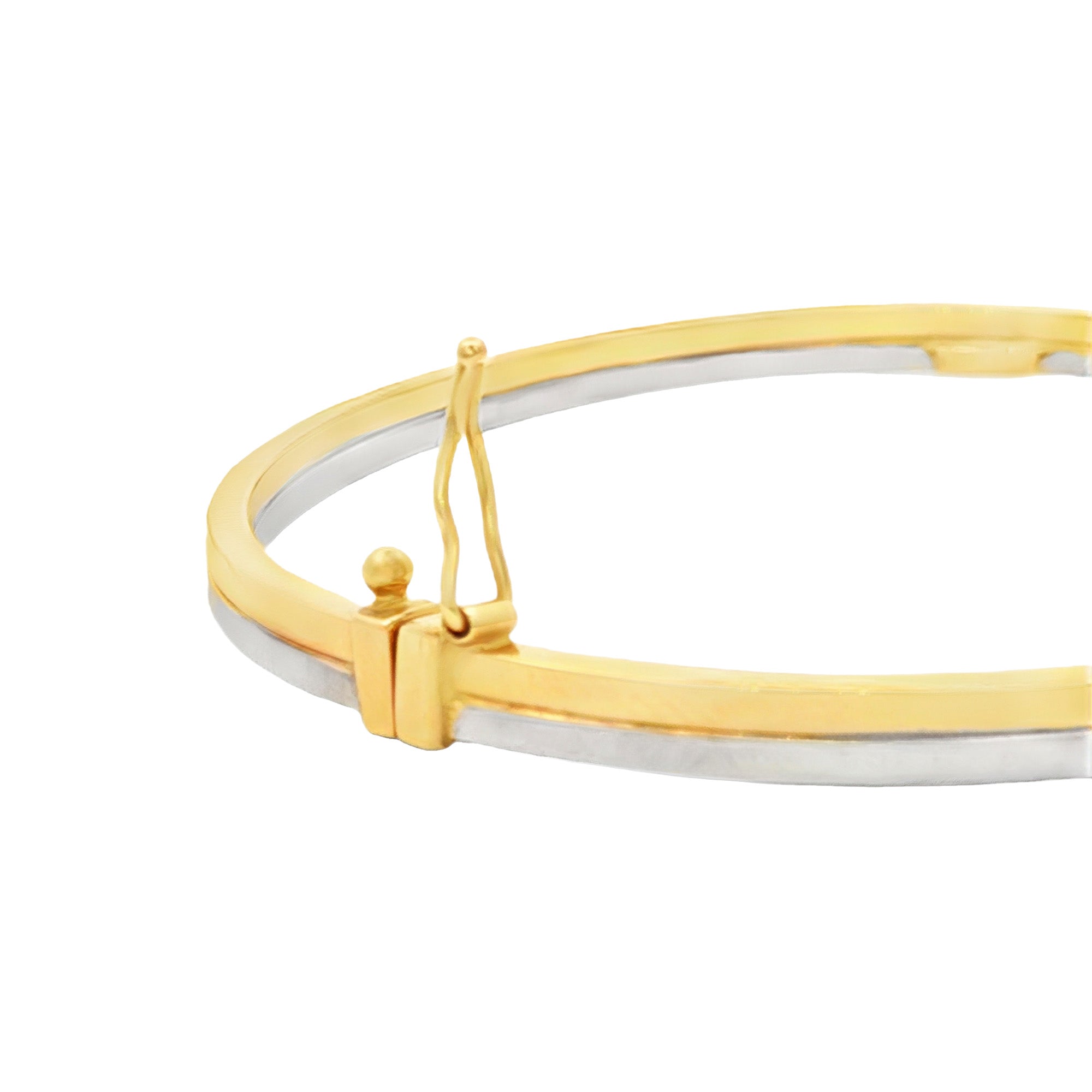 PULSERA ARO OVAL PLANO DOS FILAS