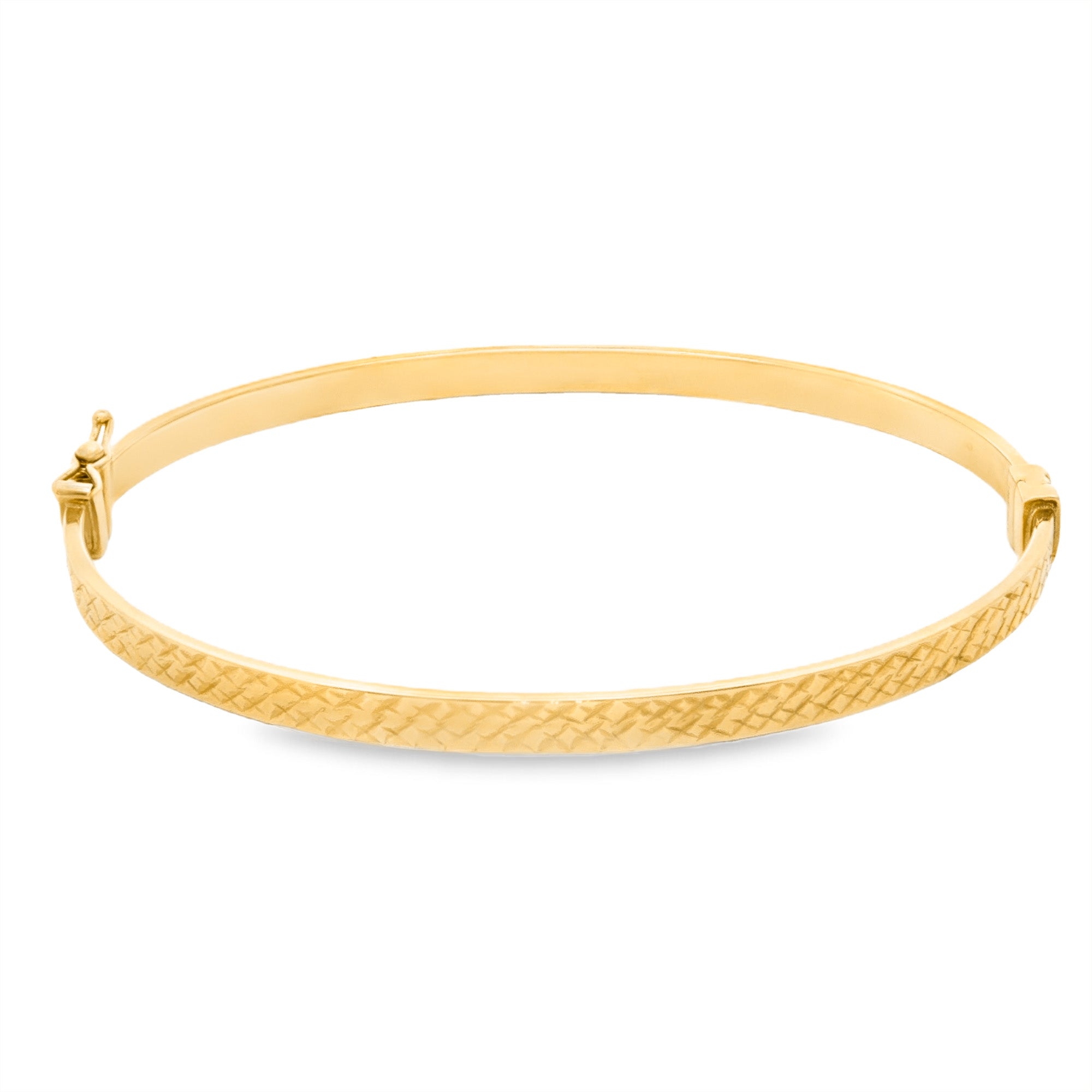 PULSERA ARO OVAL PLANO GRABADO