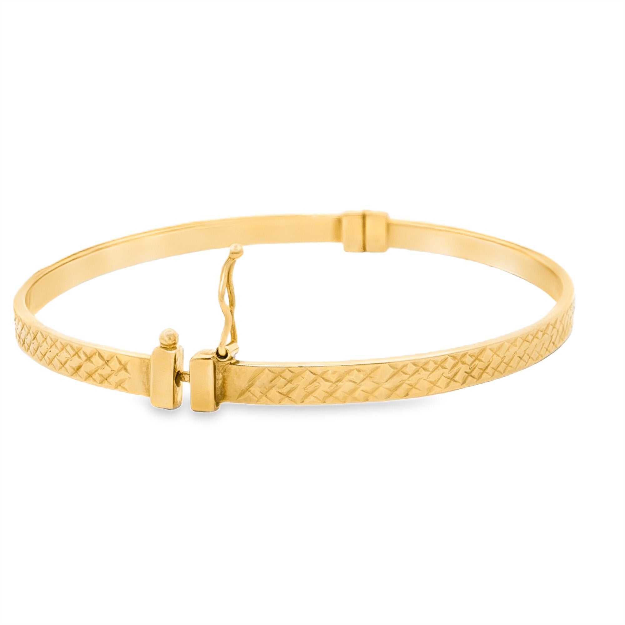 PULSERA ARO OVAL PLANO GRABADO