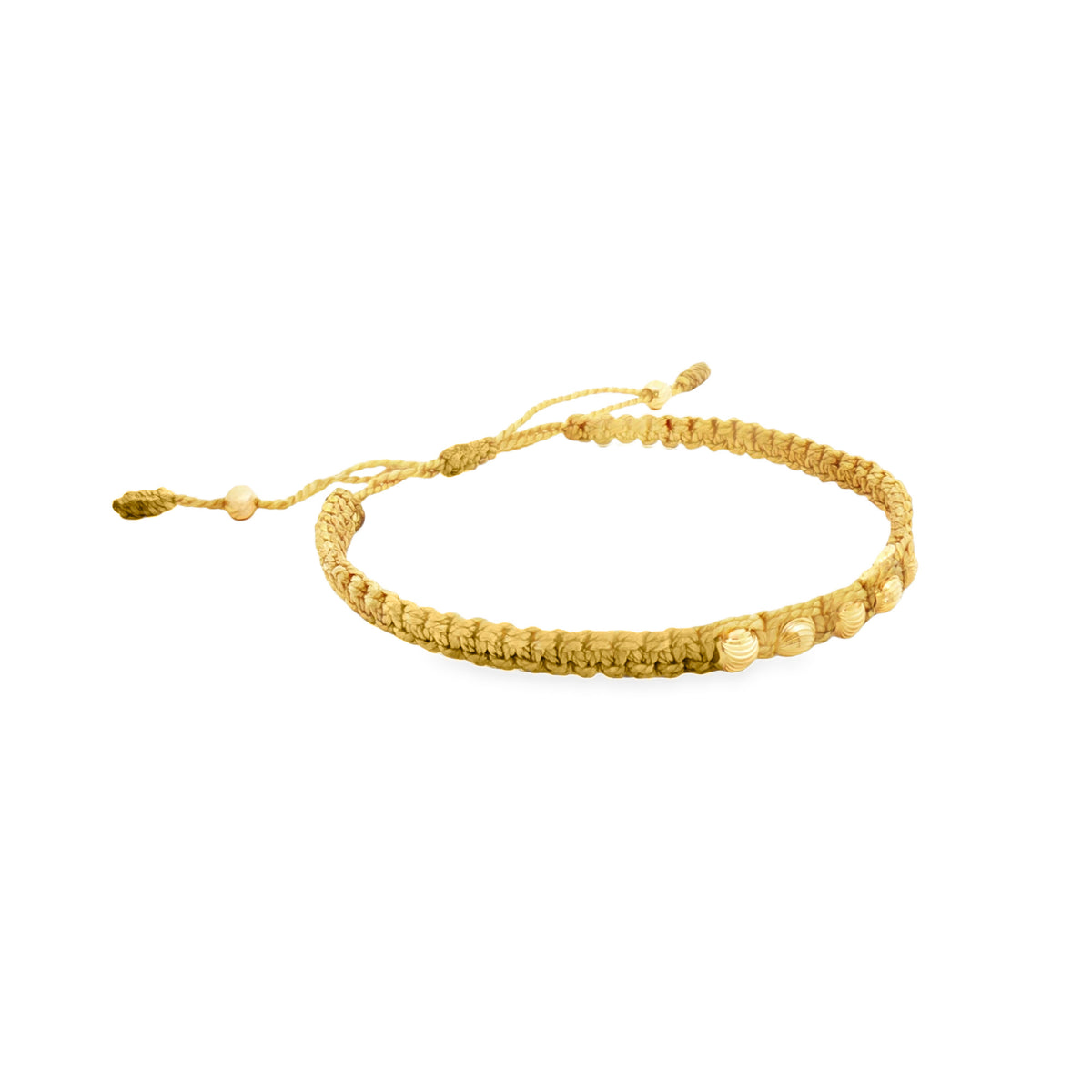 PULSERA CON 5 BOLAS DIAMANTADAS 5MM