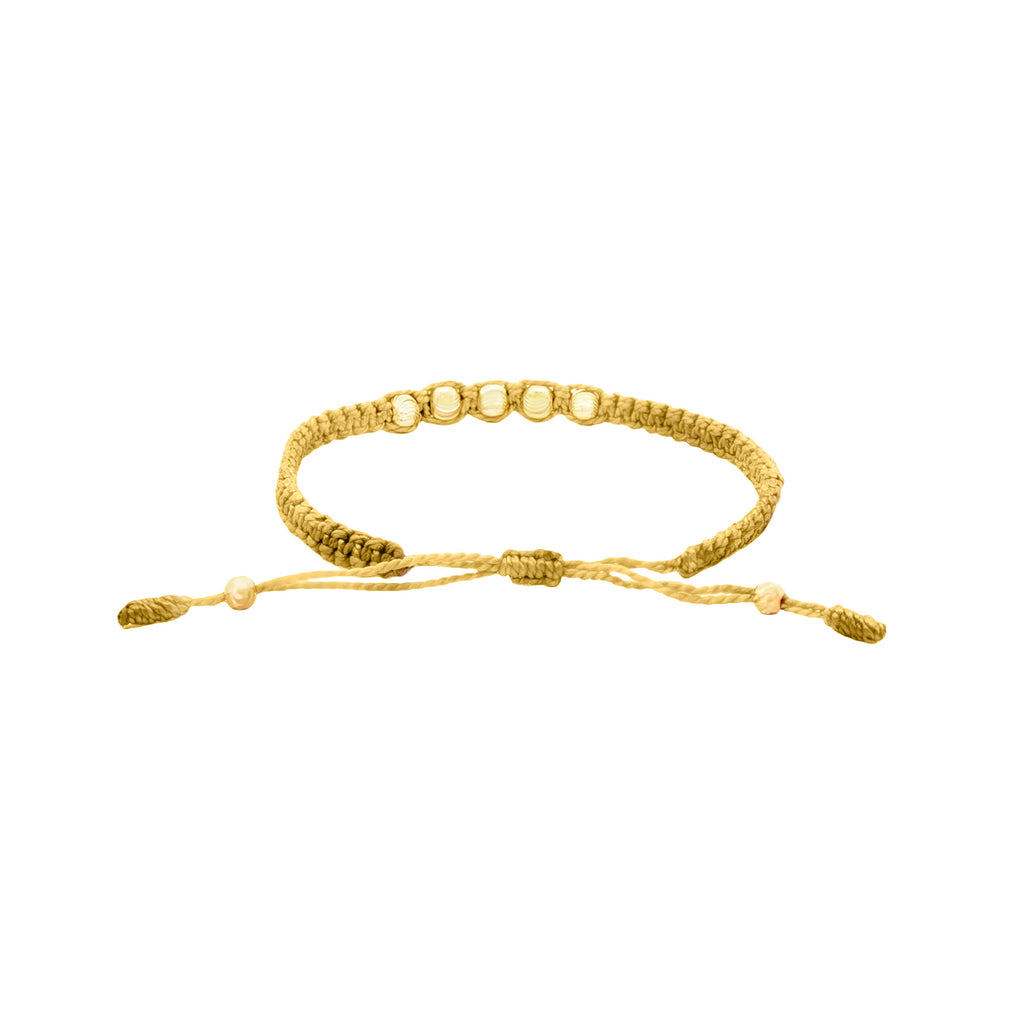 PULSERA CON 5 BOLAS DIAMANTADAS 5MM