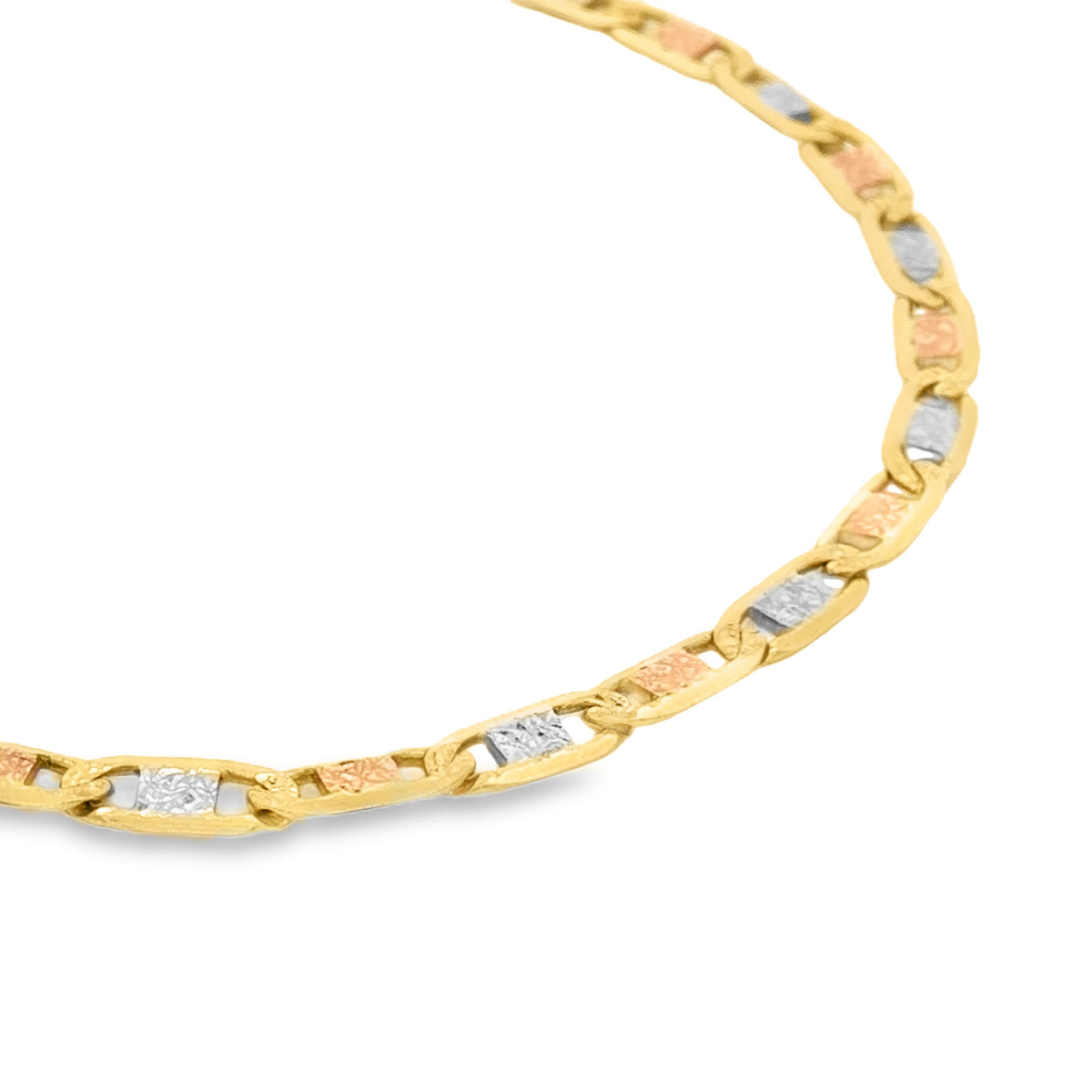 PULSERA TEJIDO VALENTINO 3 OROS
