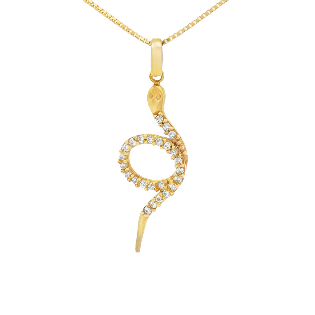 DIJE SERPIENTE CON ZIRCONES