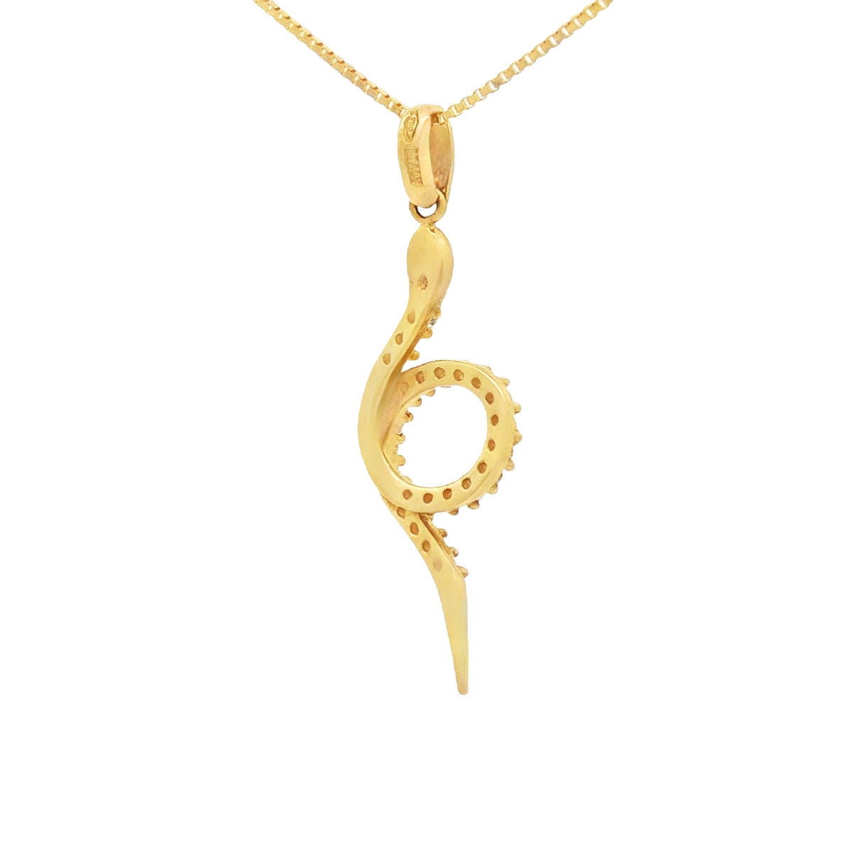 DIJE SERPIENTE CON ZIRCONES