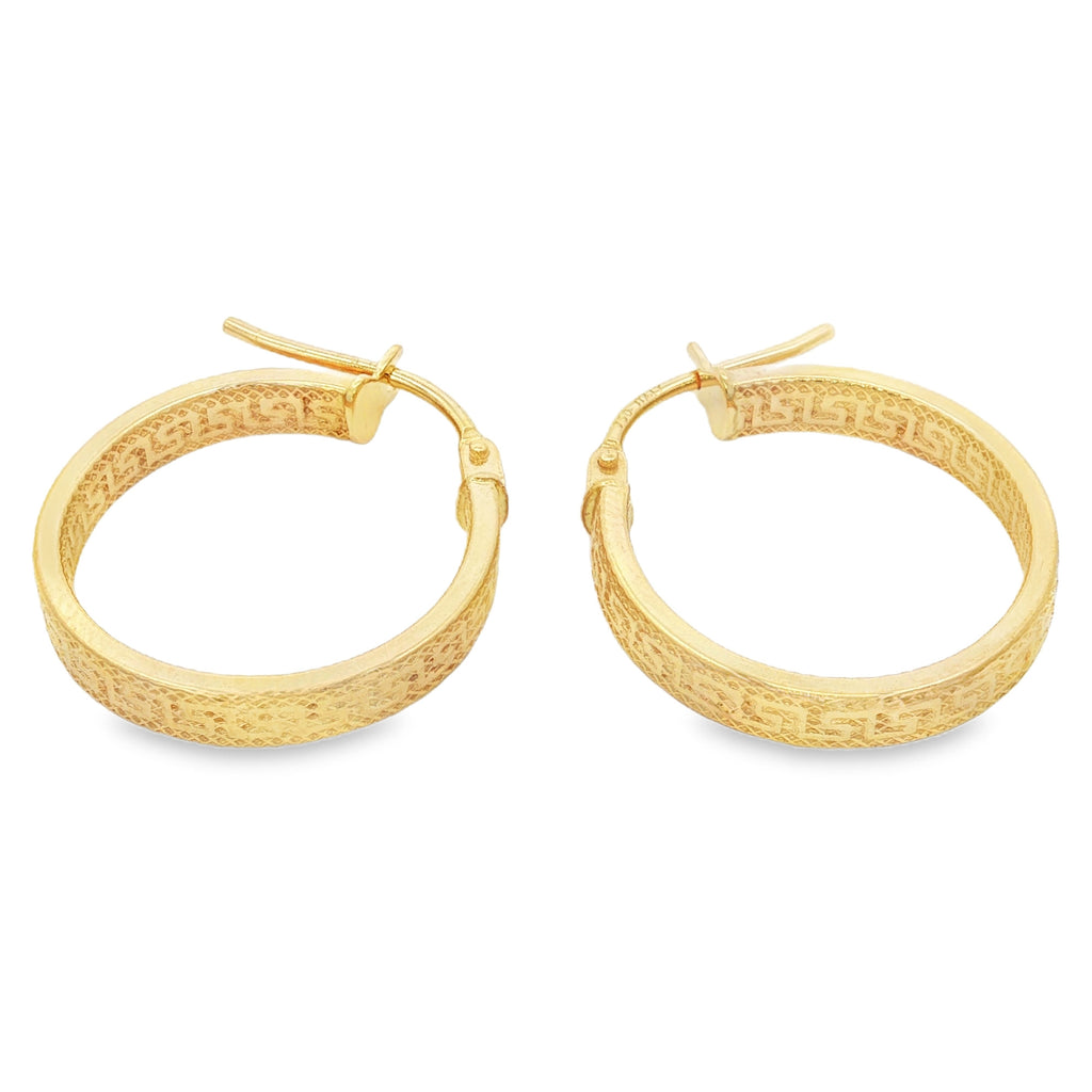 CANDONGAS GRABADAS VERSACE 1.6 CM