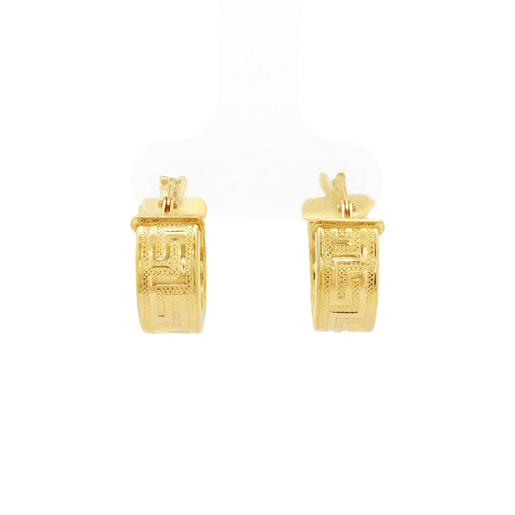 CANDONGAS GRABADAS VERSACE 1.3 CM